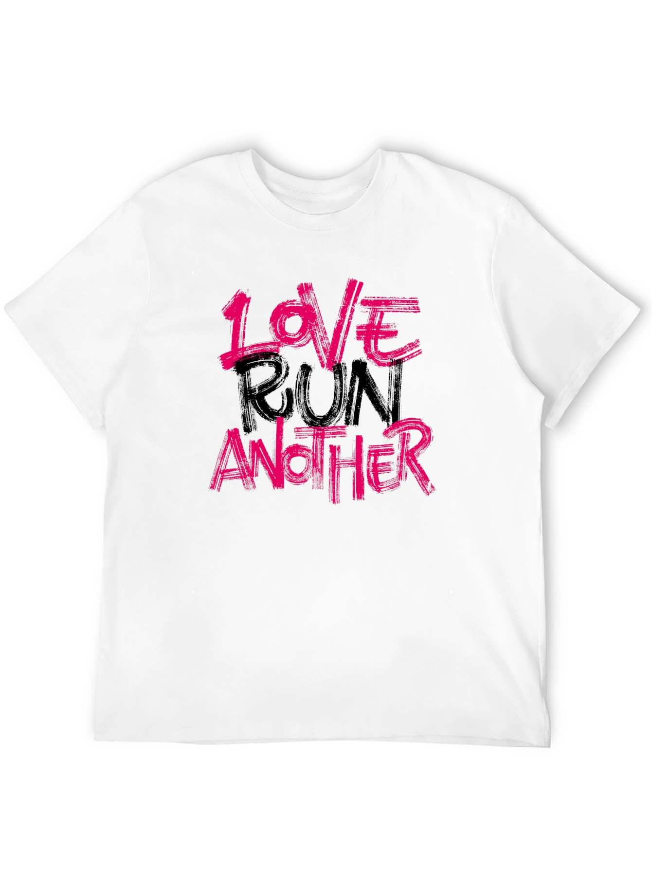 Black Love Run Another Graphic Tee - Soft Cotton Blend view 12
