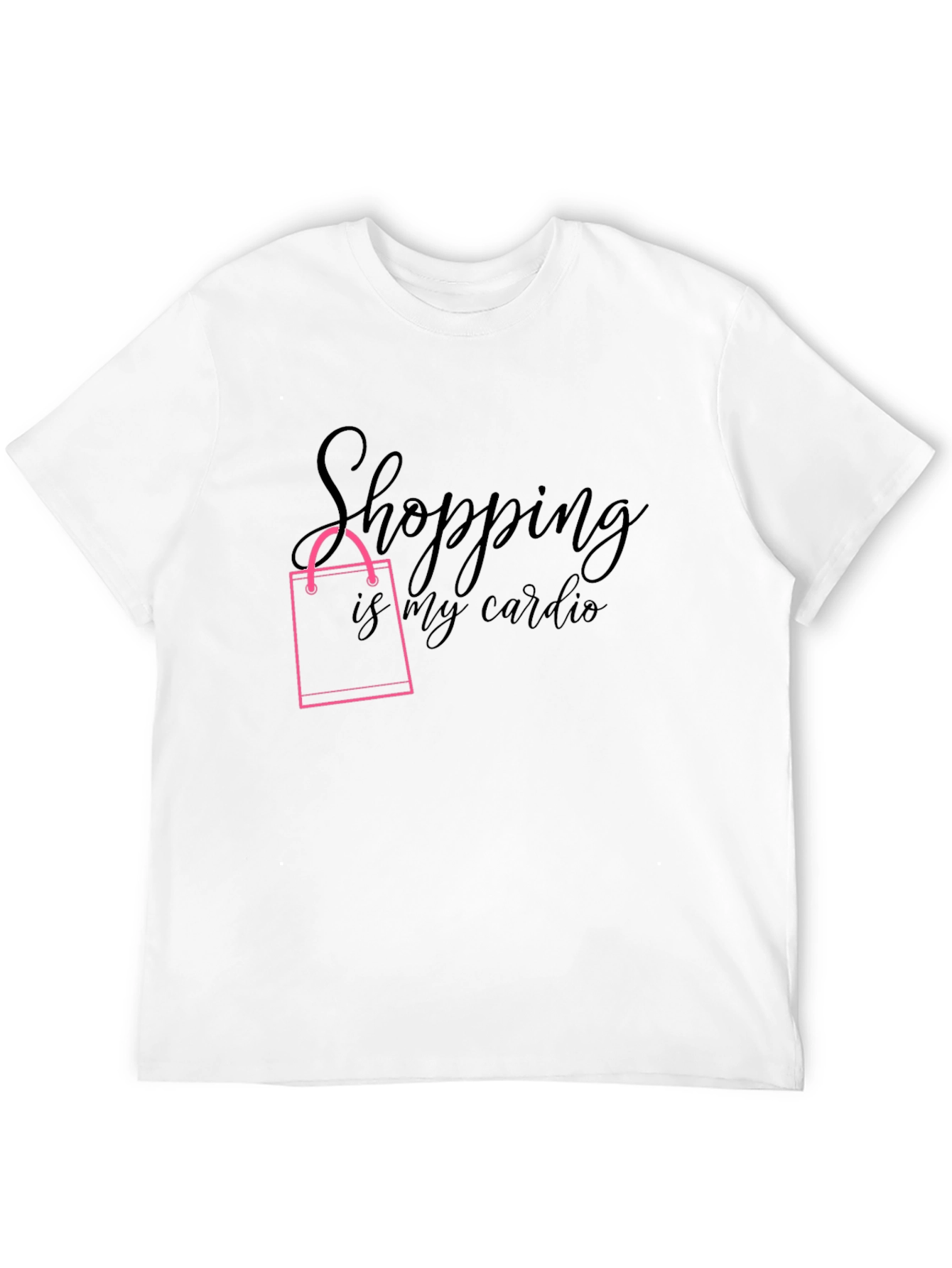 Black Shopping Is My Cardio Graphic Tee view 12