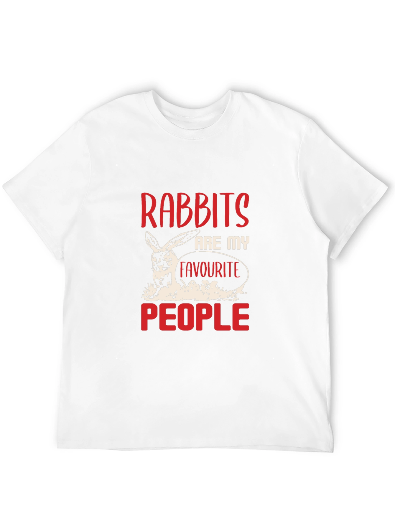 Black Rabbits Are My Favorite People T-Shirt view 12
