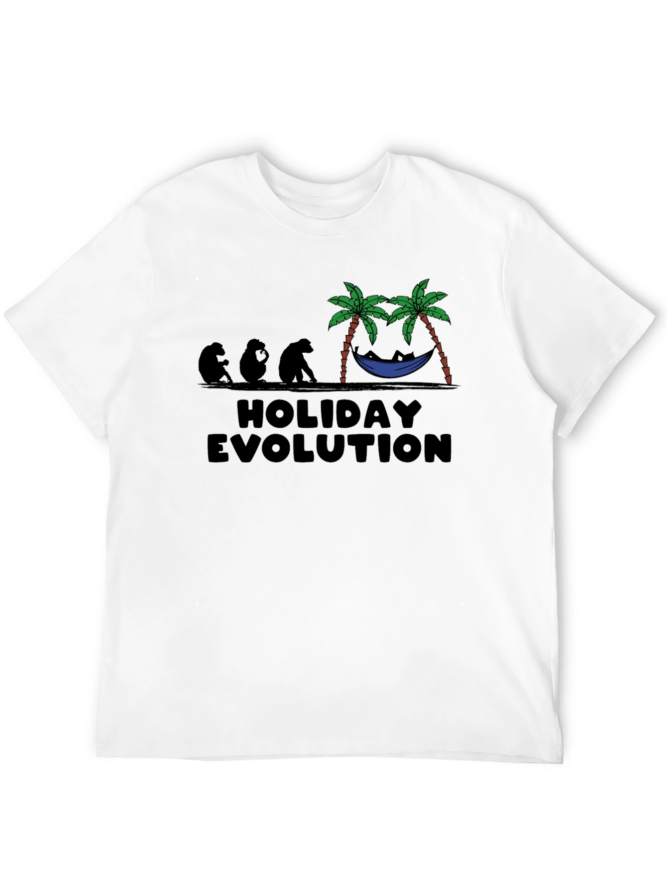 Black Holiday Evolution Graphic Tee - Relaxed Vacation Mode view 12
