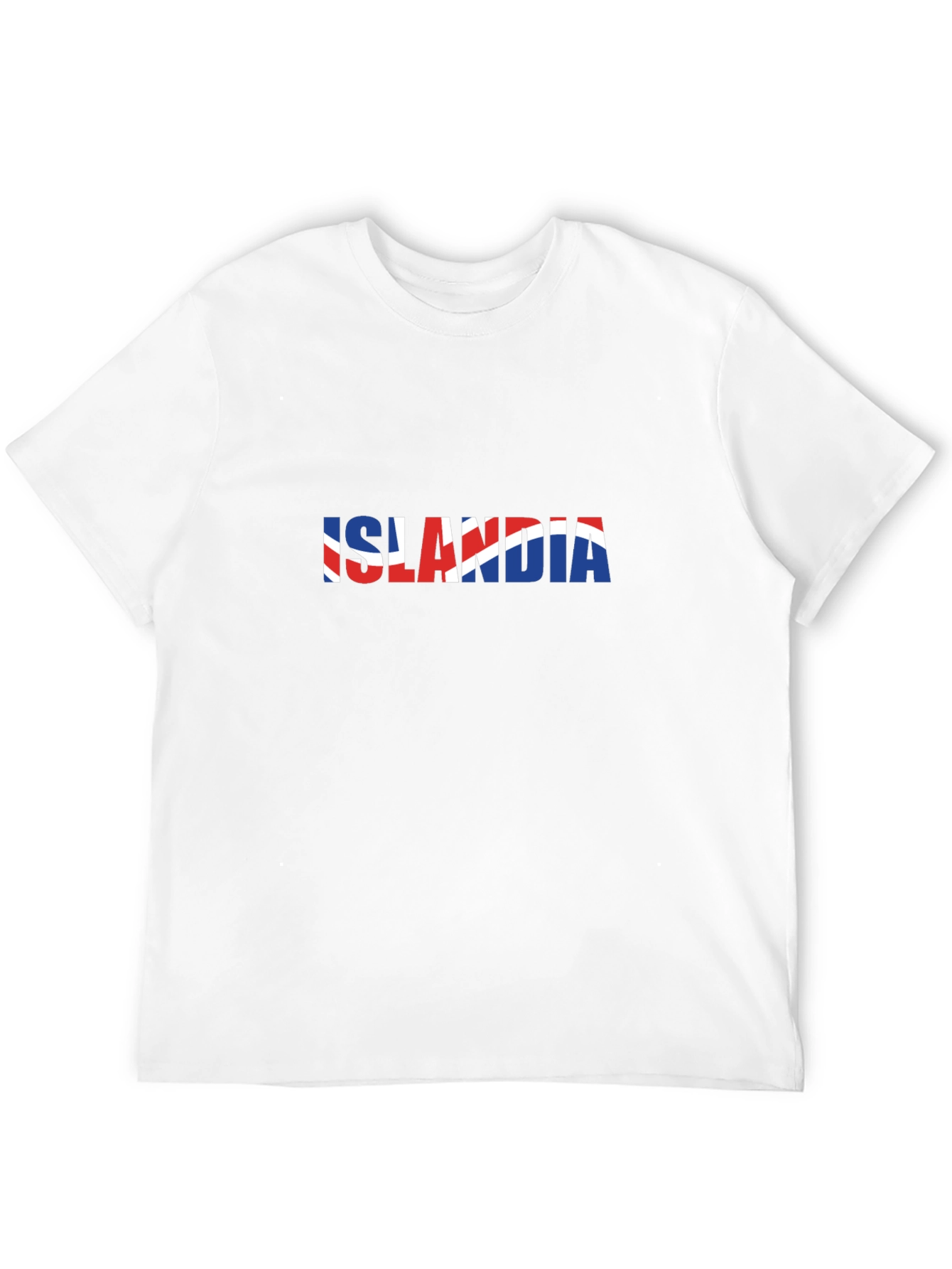 Iceland Flag ISL ISI ÍSLAND Mens T-Shirt - 12