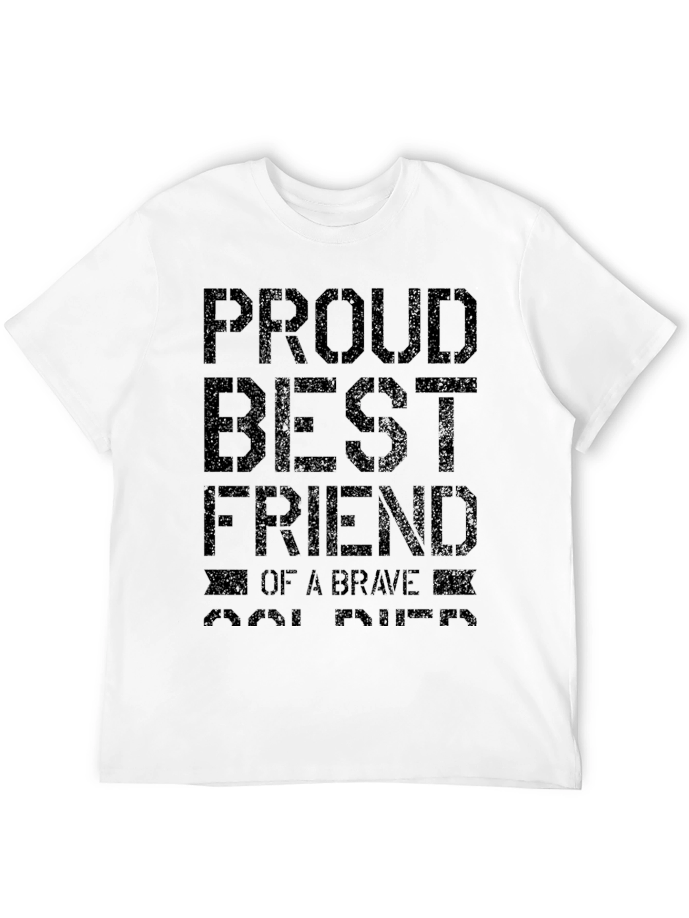 Black Proud Best Friend T-Shirt - Brave Soul Tribute Tee view 12