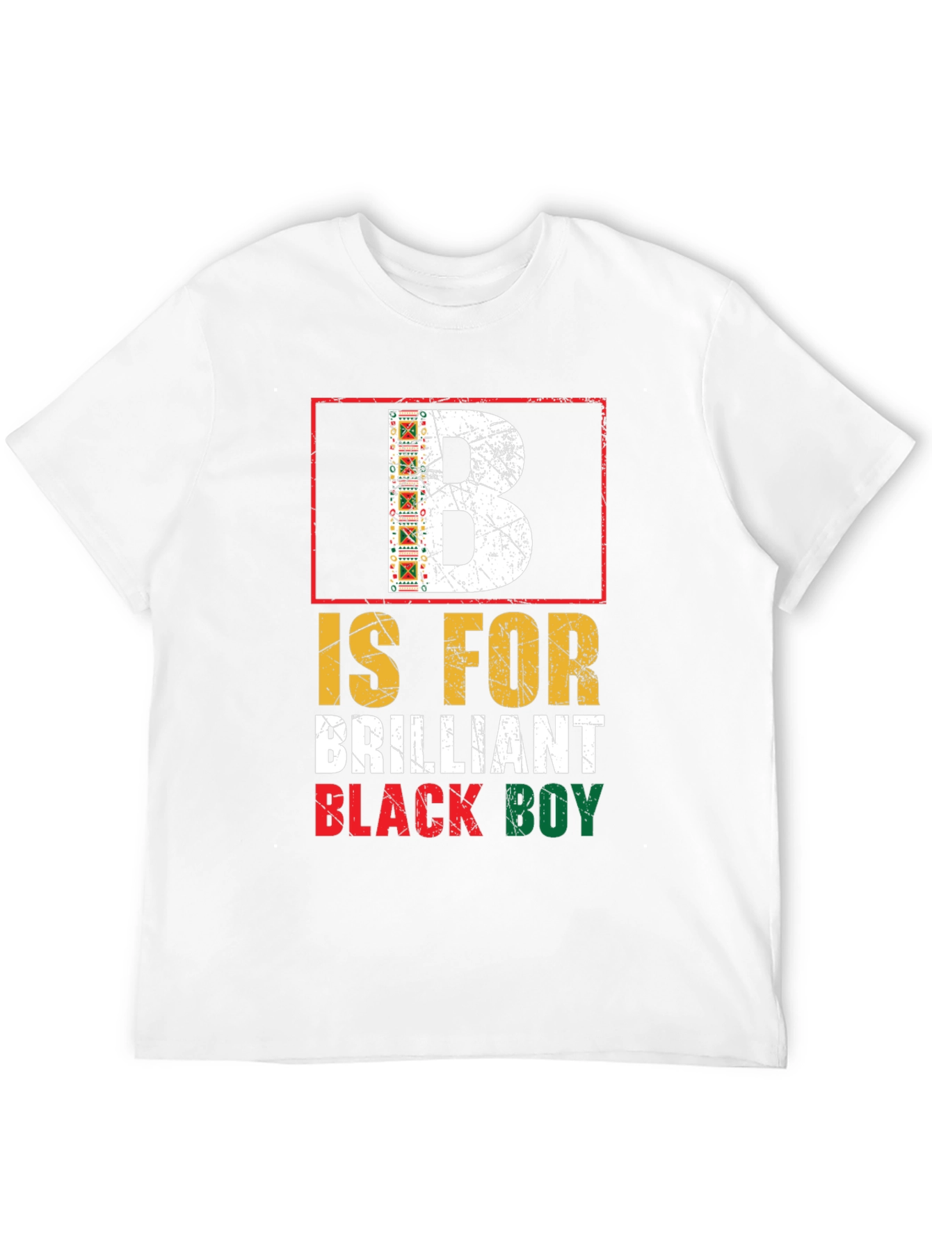 Black Brilliant Black Boy Graphic T-Shirt view 12