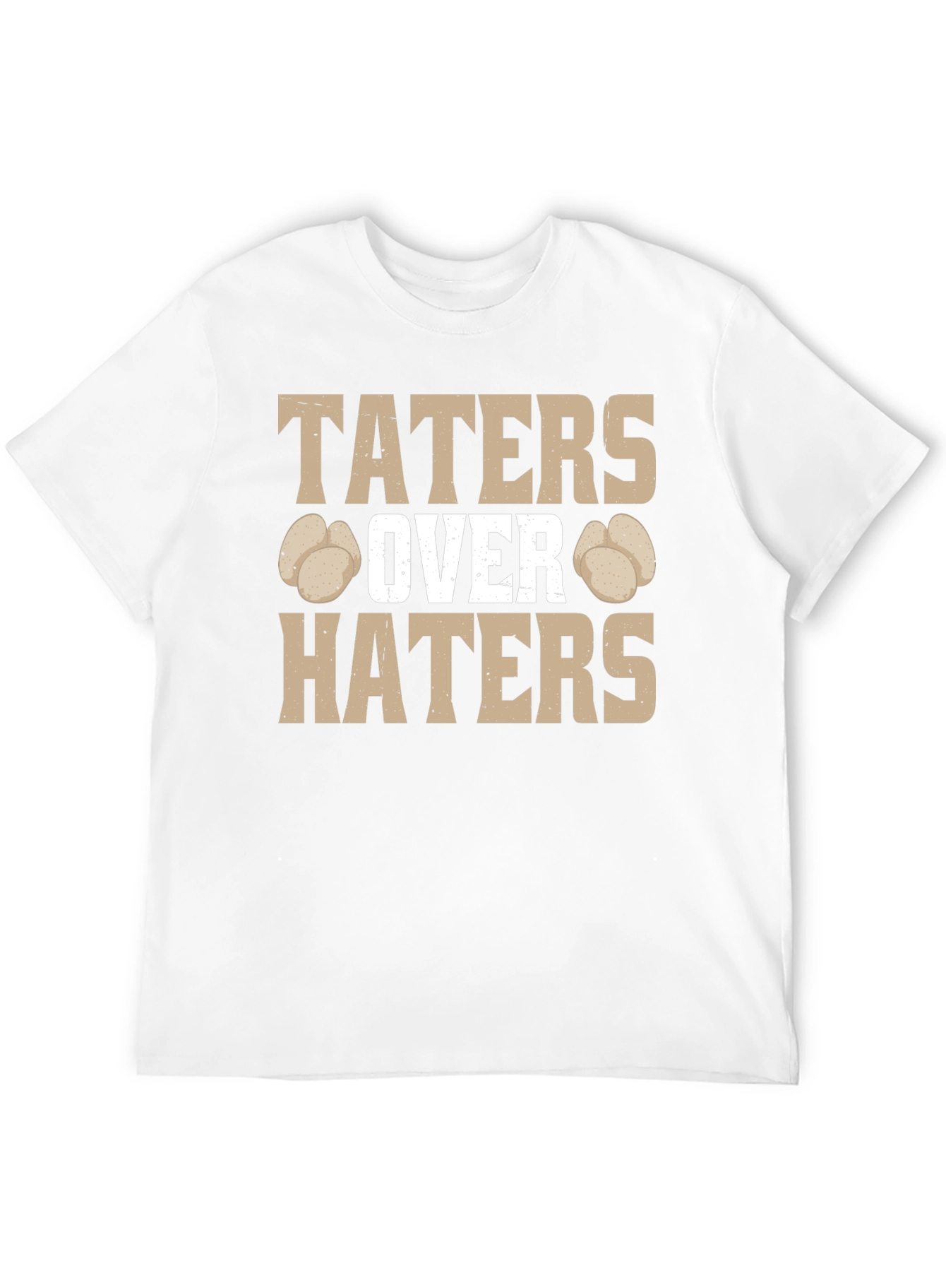 Black Taters Over Haters Graphic Tee view 12