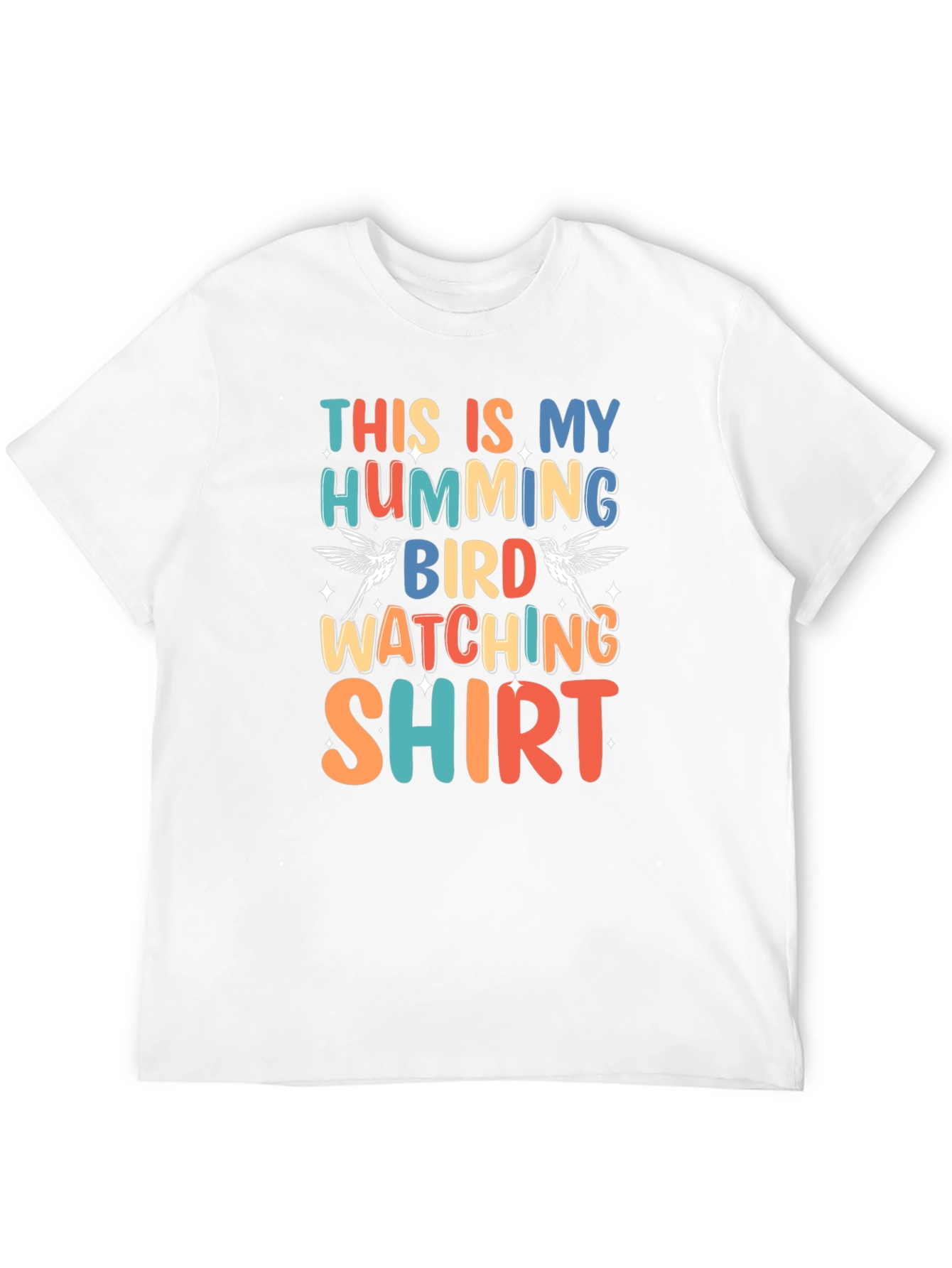 Black Hummingbird Watching Shirt - Unisex Graphic Tee view 12