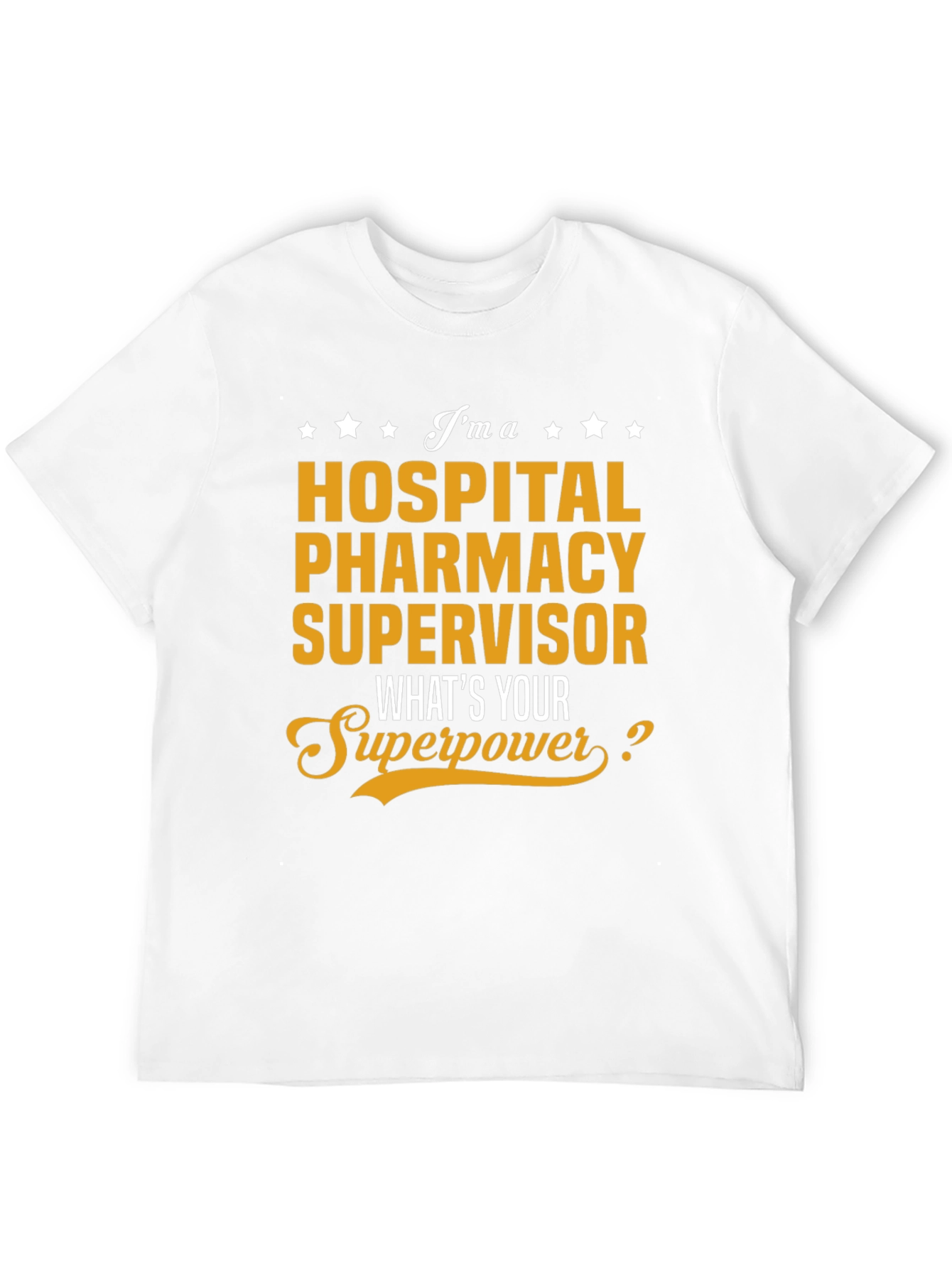 Black Hospital Pharmacy Supervisor T-Shirt view 12