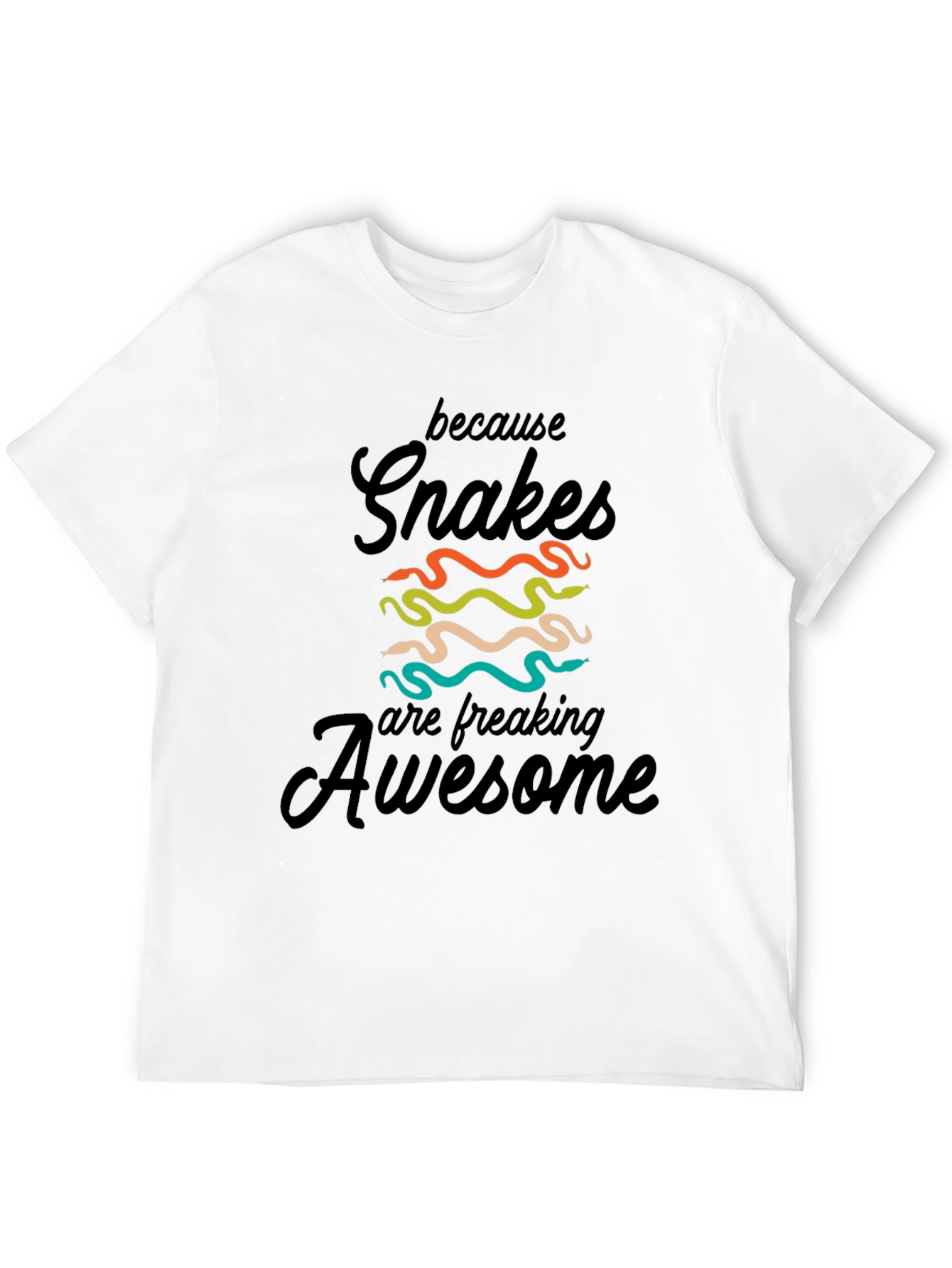 Black Snakes Are Awesome Graphic Tee view 12