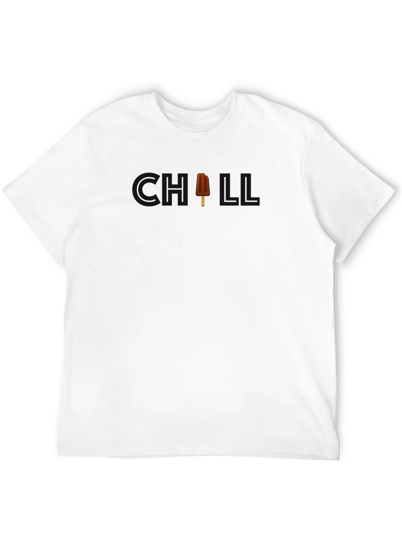 Black Cool Treat Tee - Chocolate Popsicle Graphic T-Shirt view 12