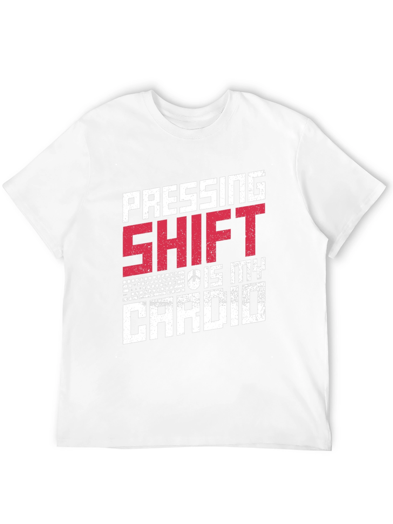 Black Pressing Shift is My Cardio Black T-Shirt view 12