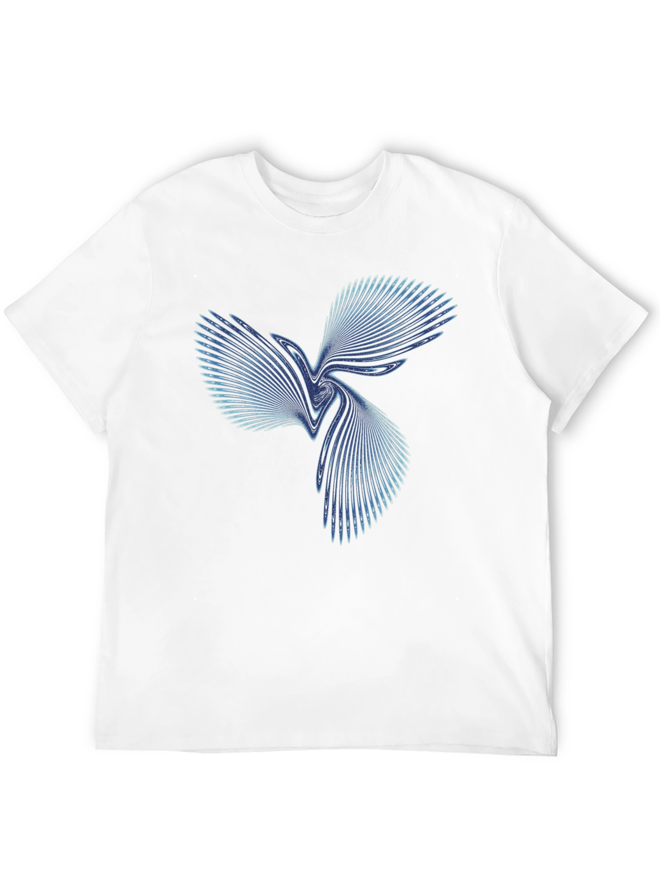 Black Abstract Swirl Graphic Tee - Stylish Black T-Shirt view 12