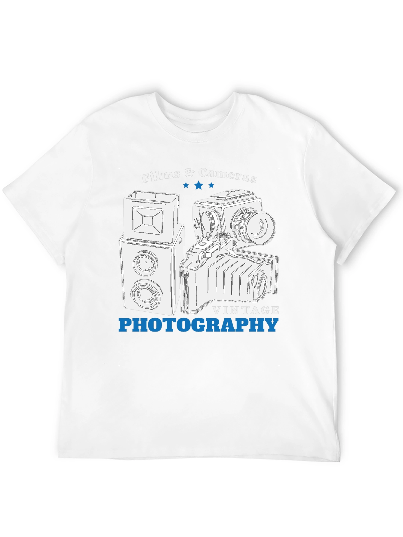 Vintage Photography T-Shirt | Films & Cameras Design - 12