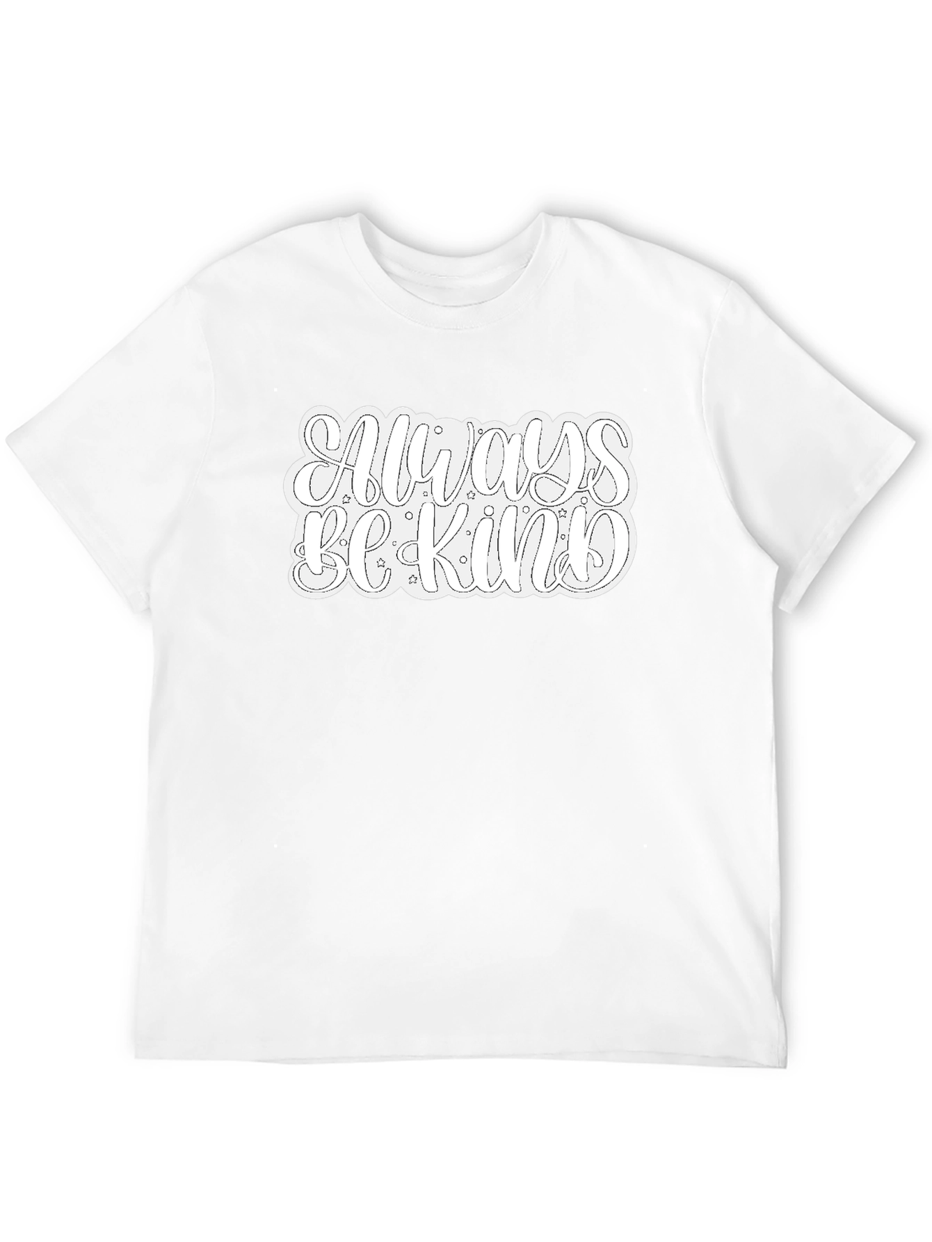 Black Always Be Kind Graphic Tee - Black view 12