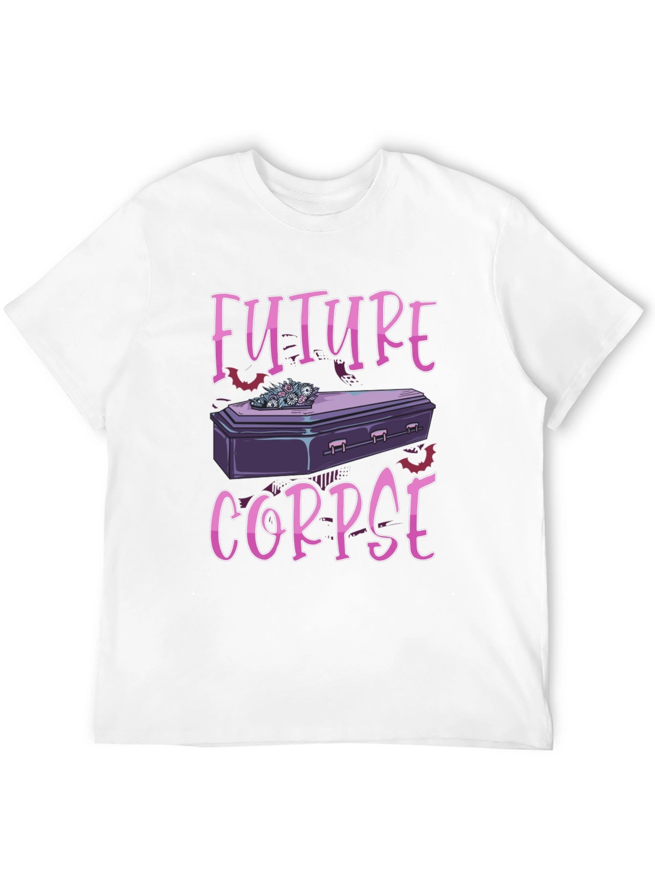 Black Future Corpse T-Shirt - Goth Humor Tee view 12