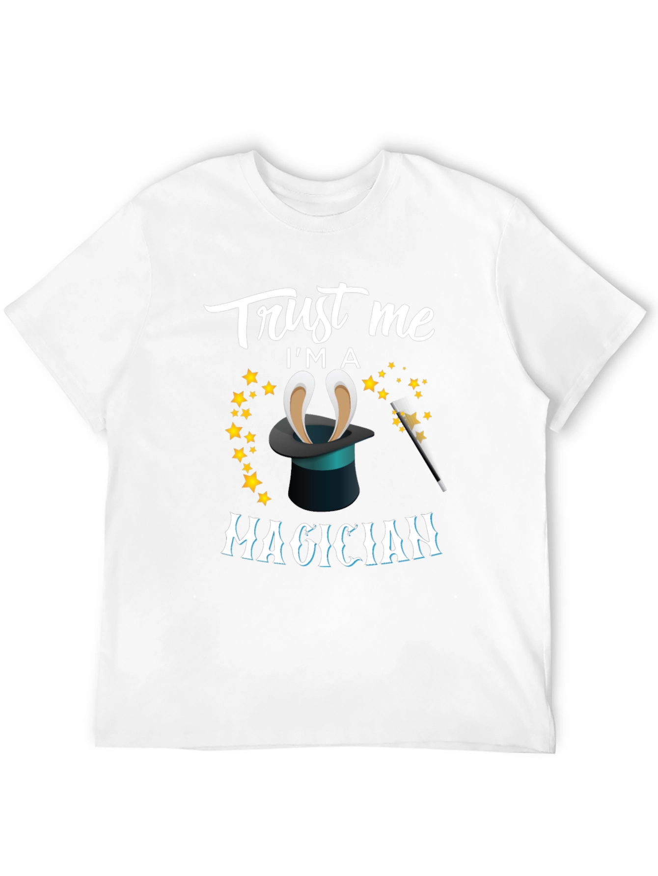 Black Trust Me I'm a Magician T-Shirt - Novelty Humor Tee view 12