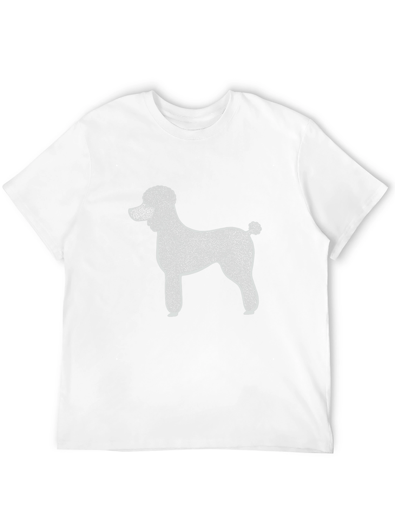 Black Poodle Graphic Black T-Shirt view 12