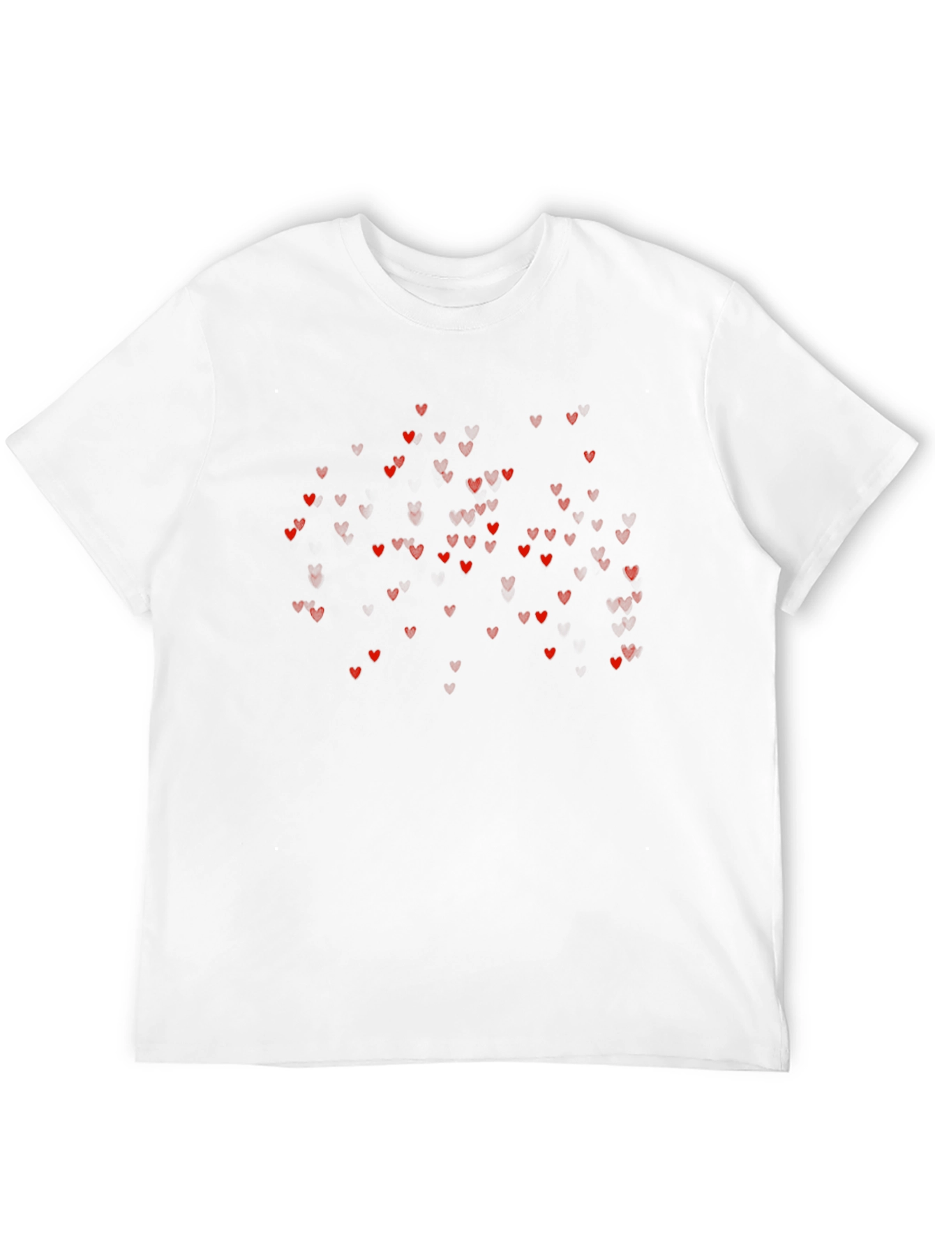 Black Heart Rain Black T-Shirt view 12