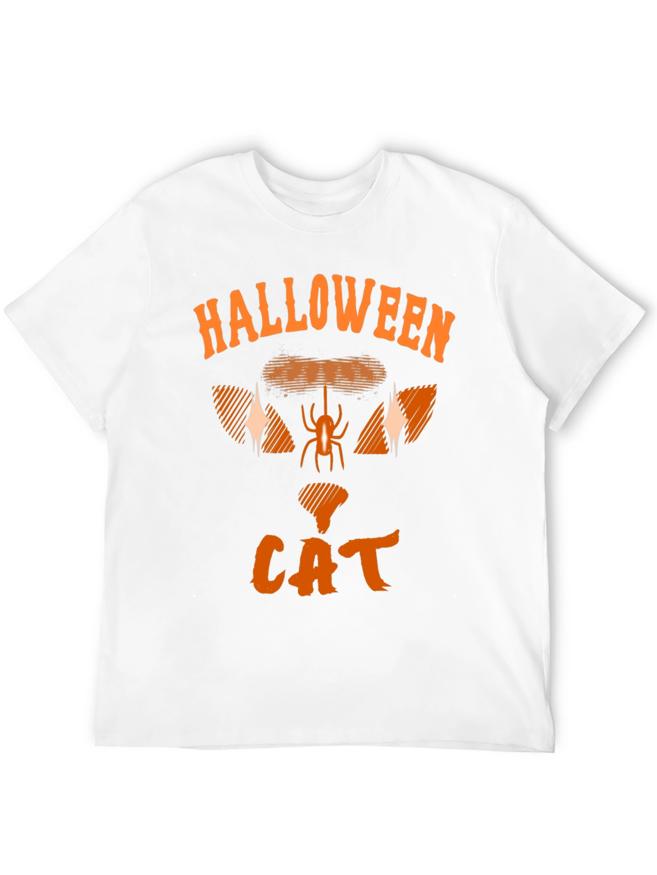 Black Halloween Cat T-Shirt - Spooky Season Apparel view 12