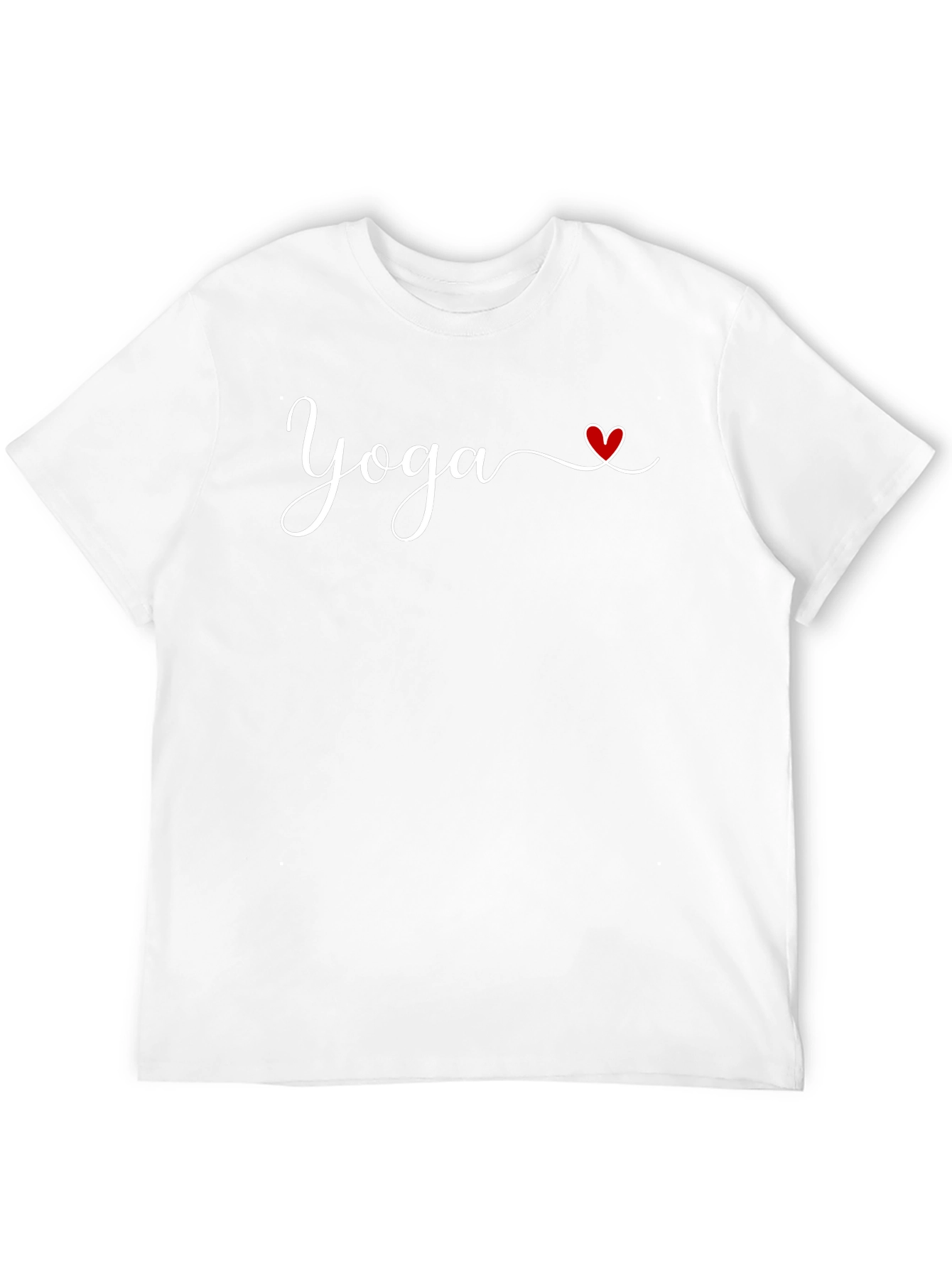 Black Yoga Heart Graphic Tee - Stylish & Comfortable view 12