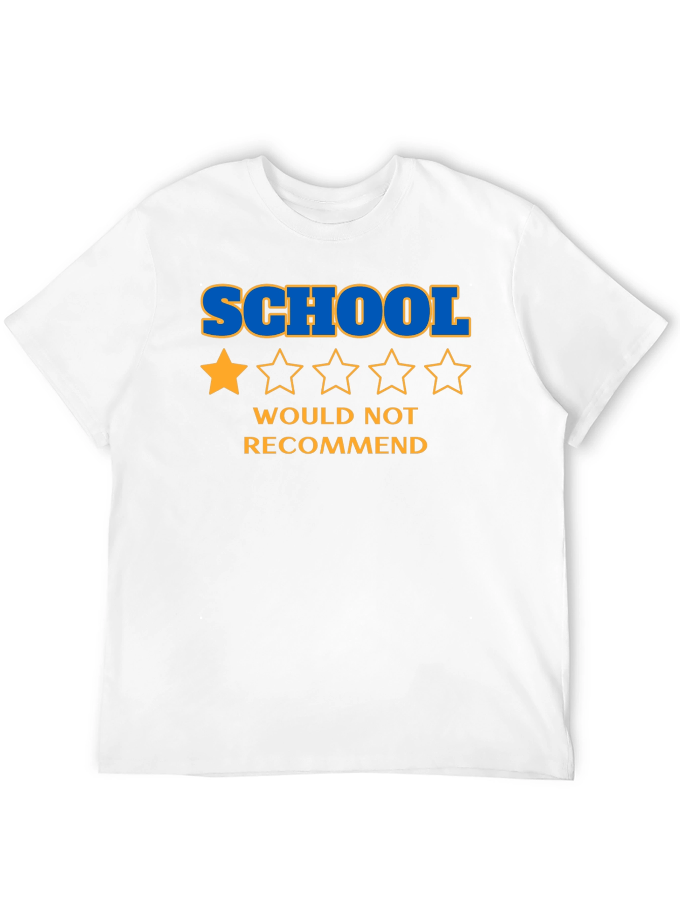 Black School One-Star Review Graphic Tee view 12