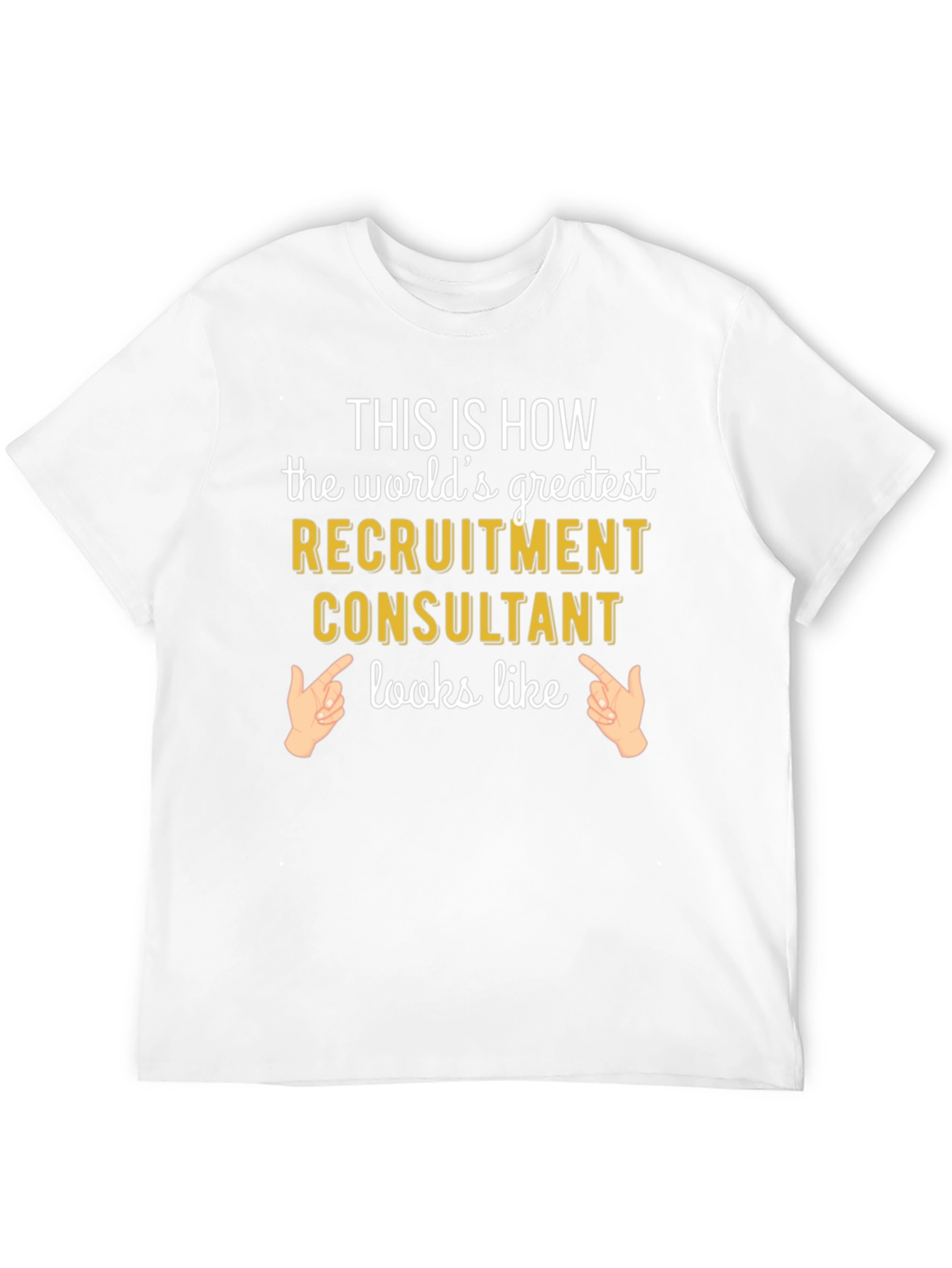 Black World's Greatest Recruitment Consultant Graphic Tee view 12