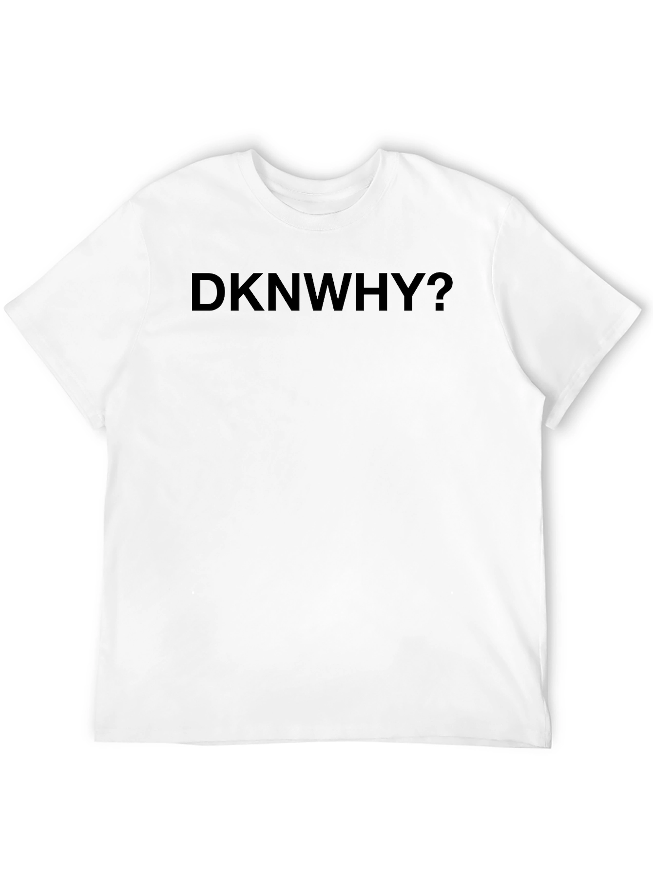 Black DKNWHY? Black Graphic Tee - Casual Style view 12