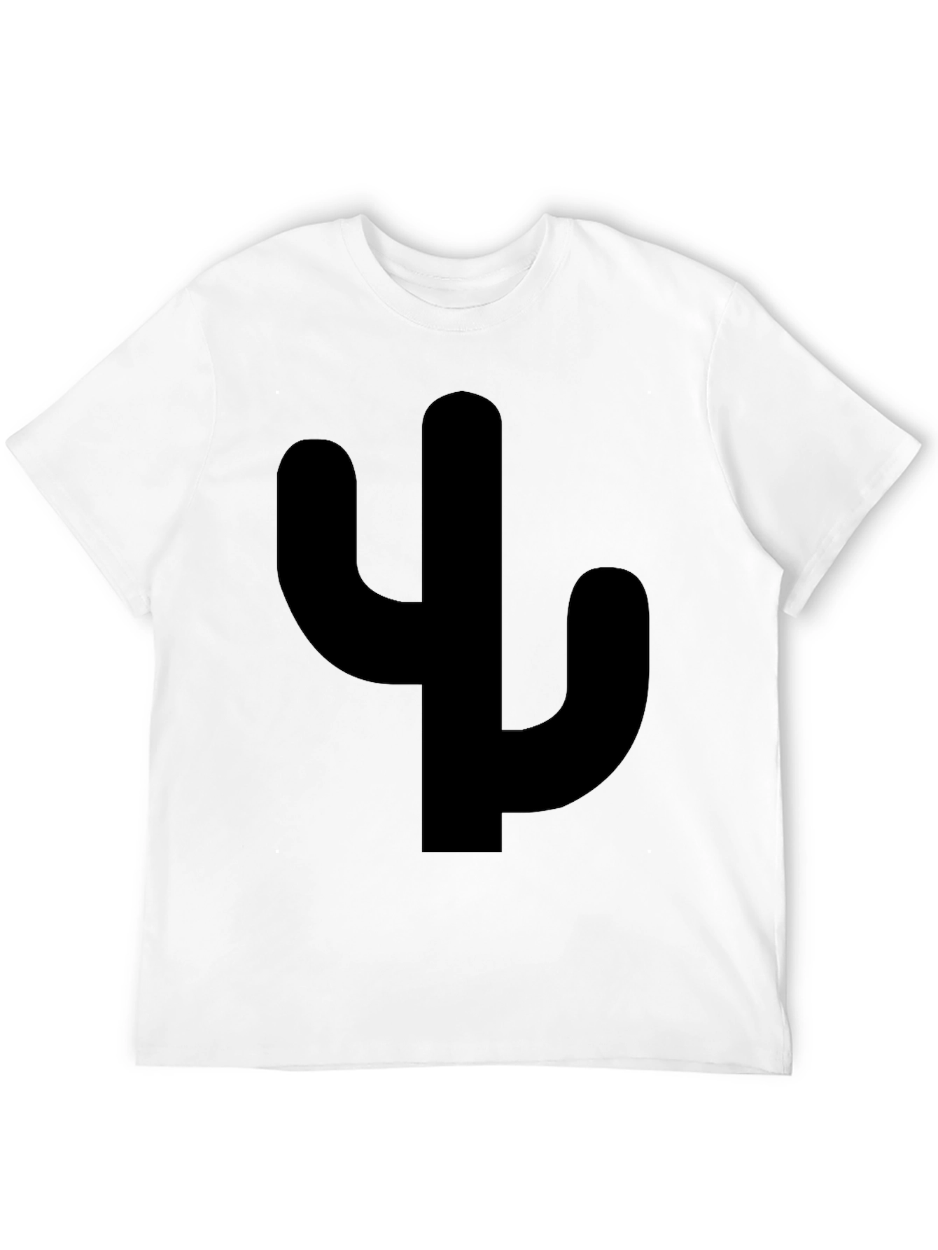 Black Cactus Silhouette Graphic Tee - Casual Style view 12