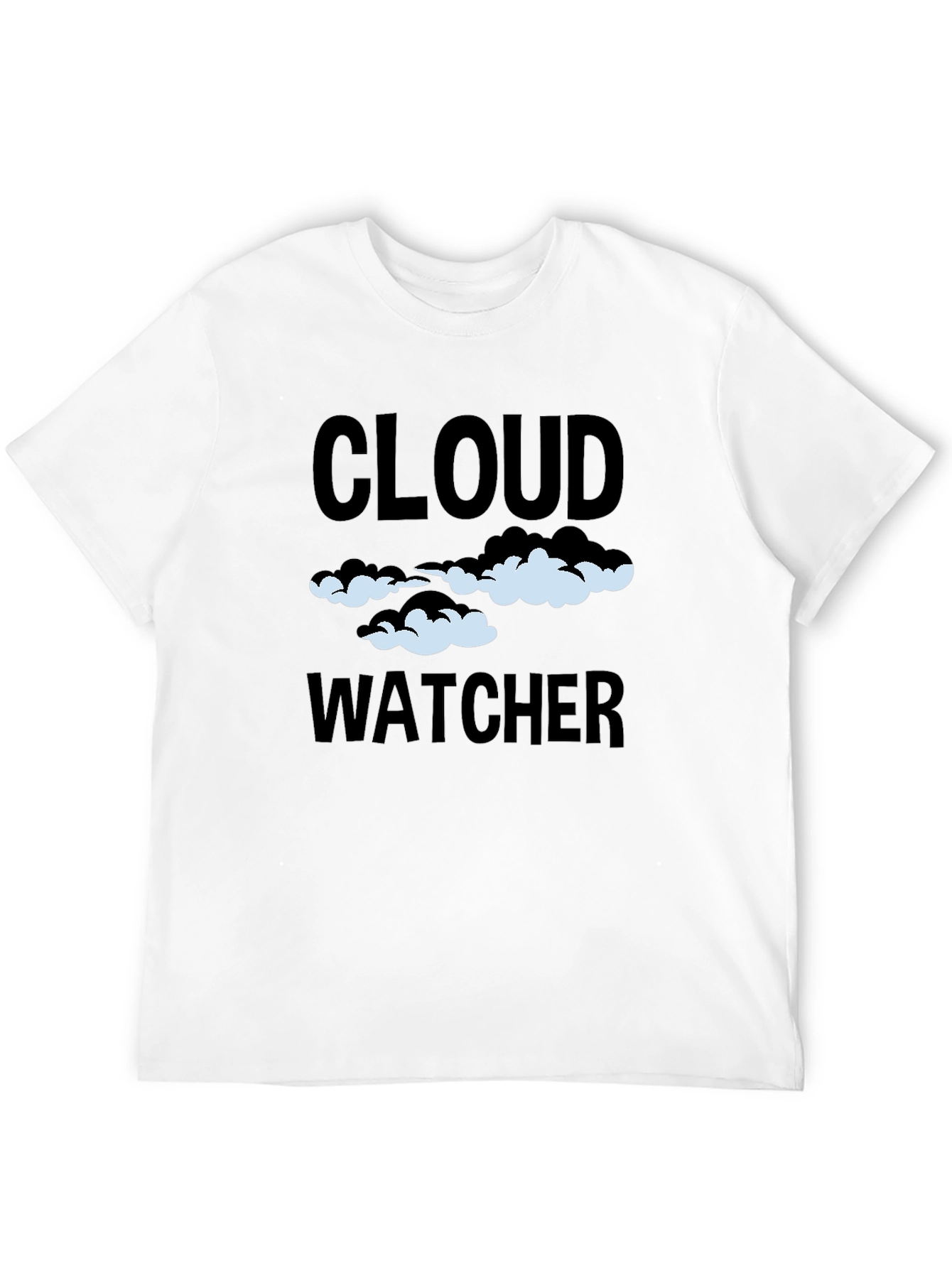 Black Cloud Watcher Graphic T-Shirt - Sky Gazing Tee view 12