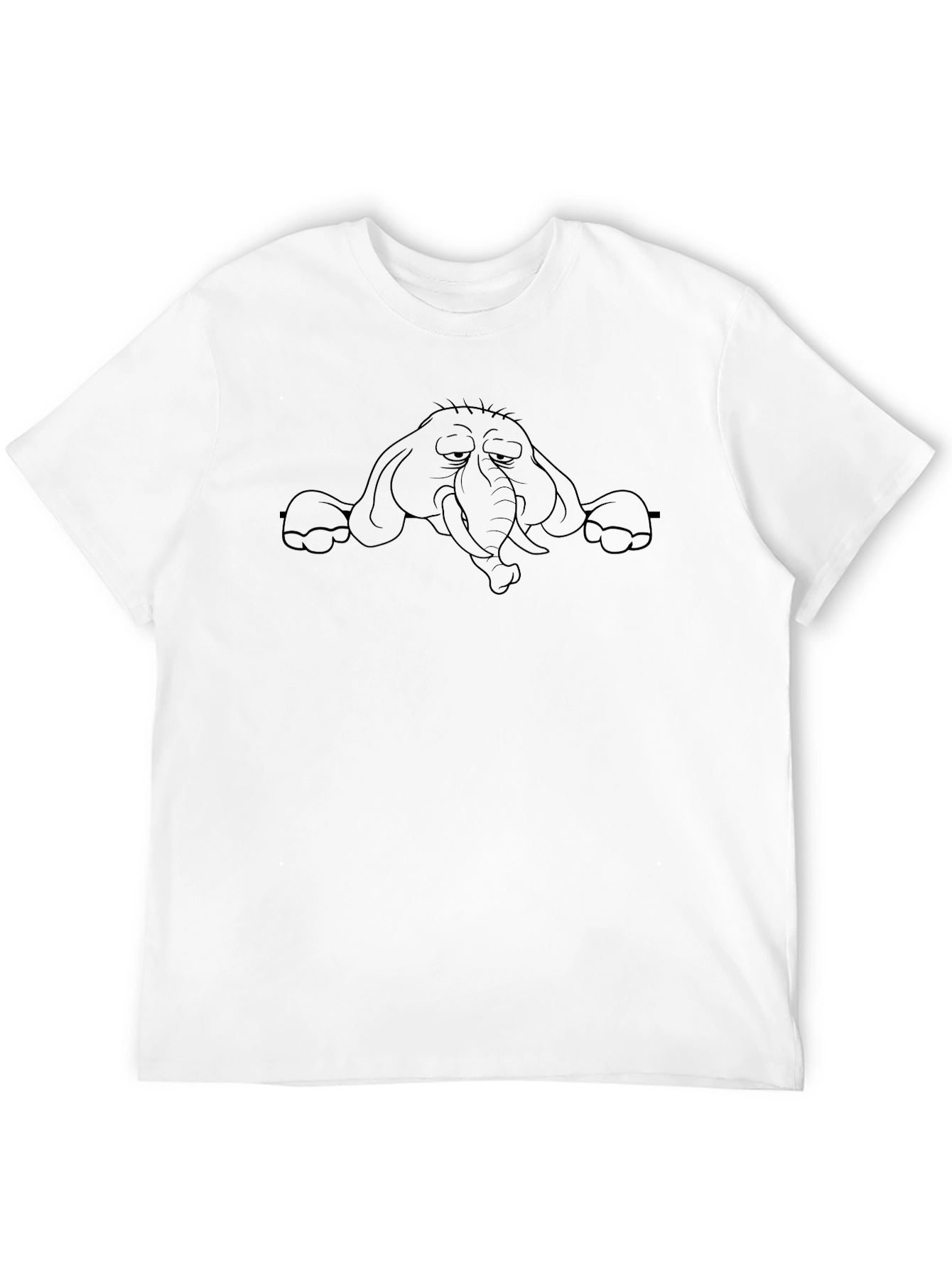 Black Dumbo Style Graphic Tee - Black view 12