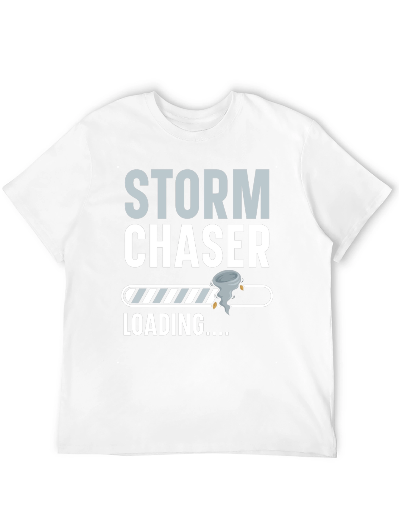Black Storm Chaser Loading T-Shirt view 12