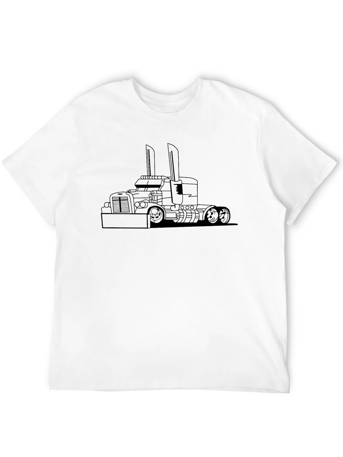 Truck Graphic Black T-Shirt - 12