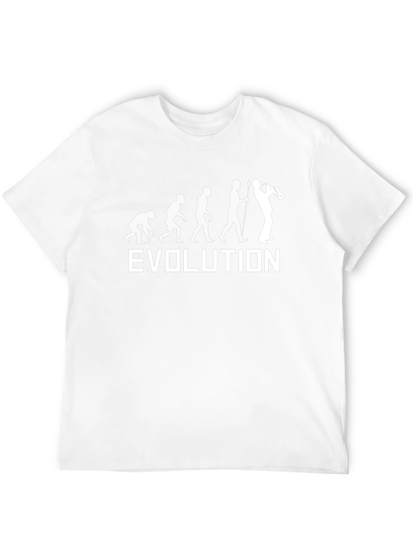 Black Evolution Saxophone T-Shirt - Black view 12