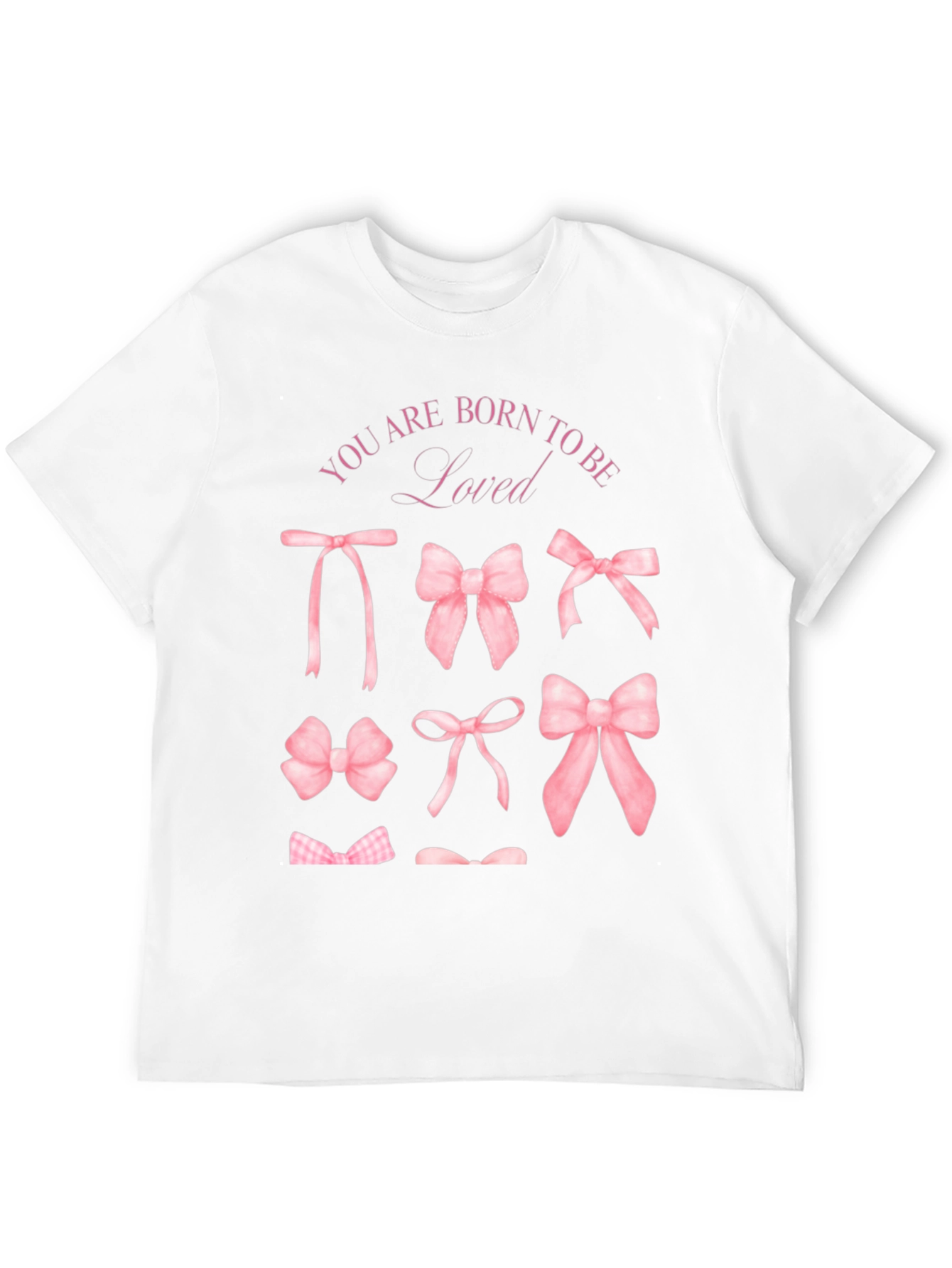 Black Born to Be Loved Bow T-Shirt view 12