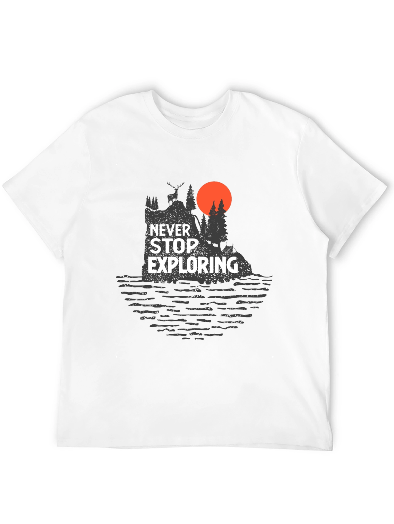 Black Never Stop Exploring Graphic Tee - Adventure Awaits view 12