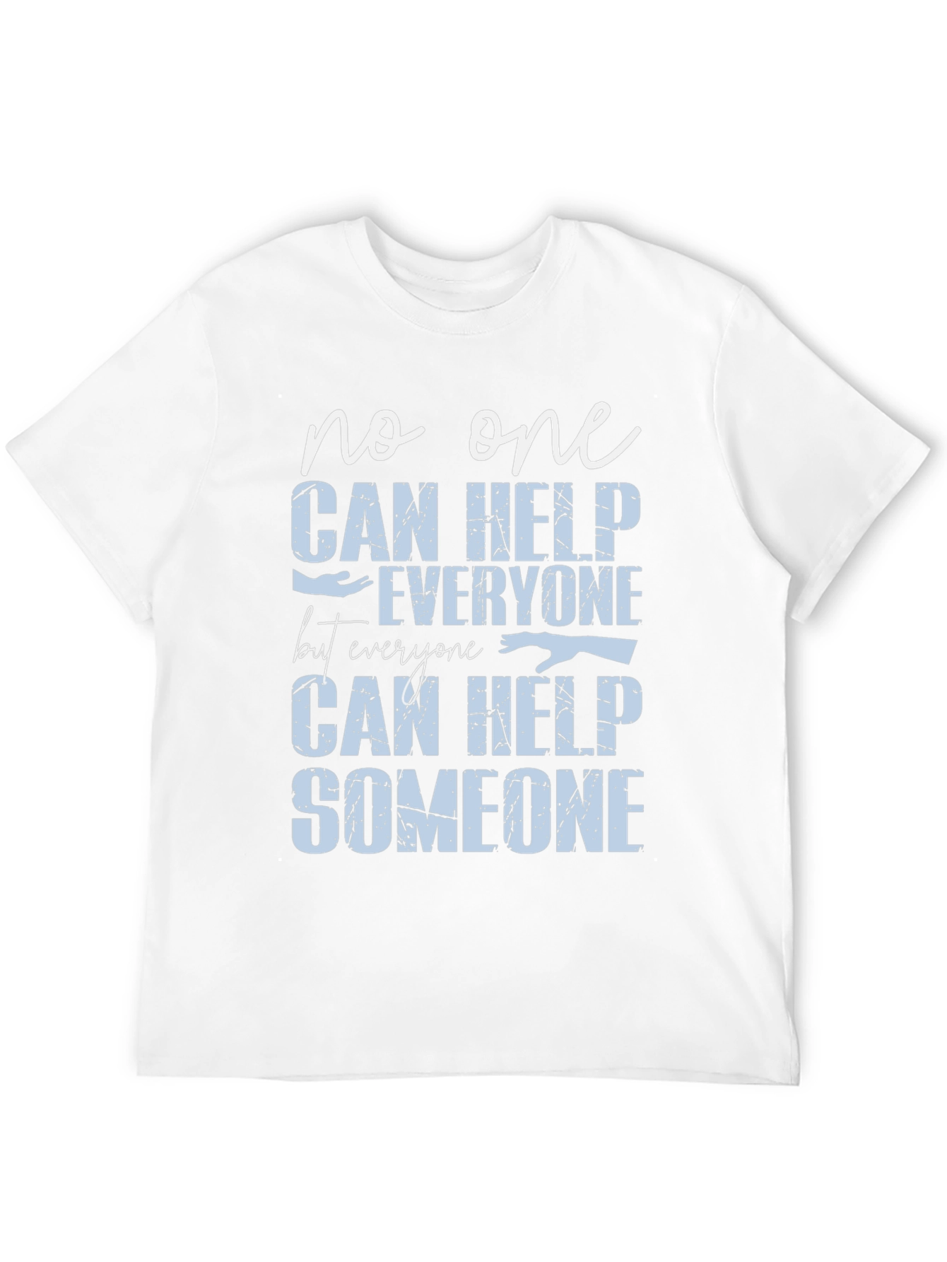 Black Help Someone Graphic Tee - Motivational T-Shirt view 12