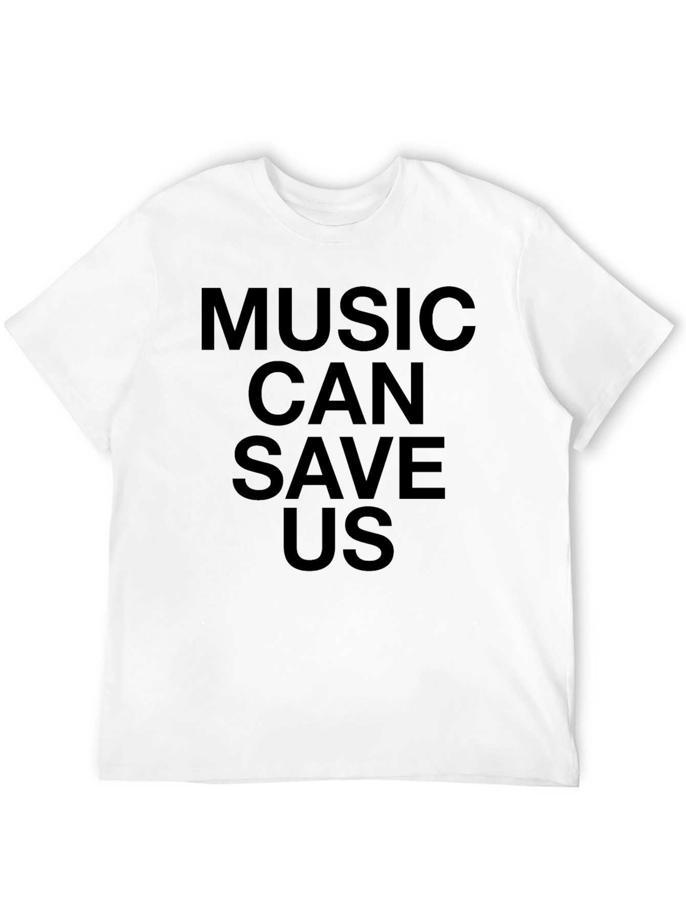 Black Music Can Save Us Graphic Tee - Black T-Shirt view 12