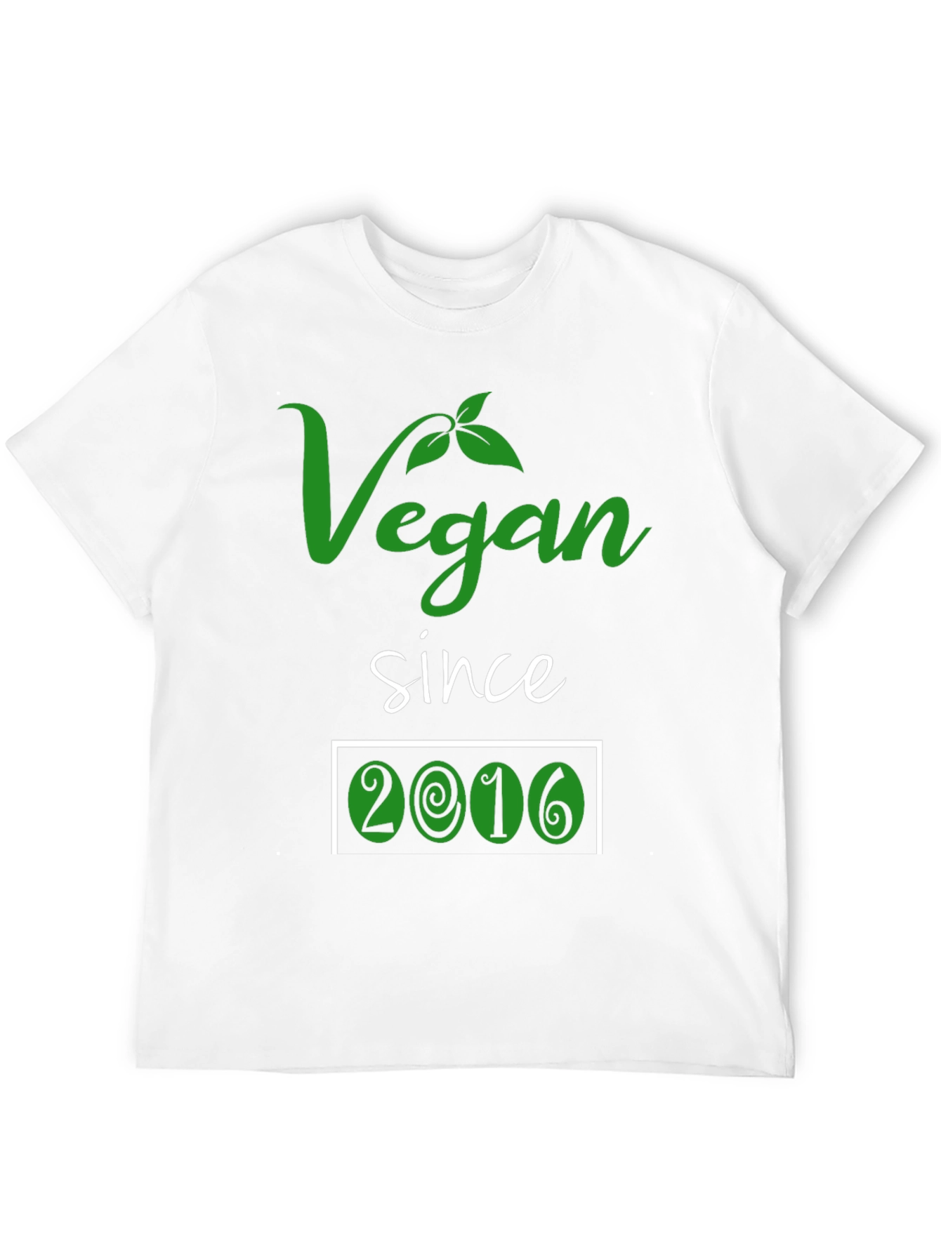 Black Vegan Since 2016 T-Shirt view 12