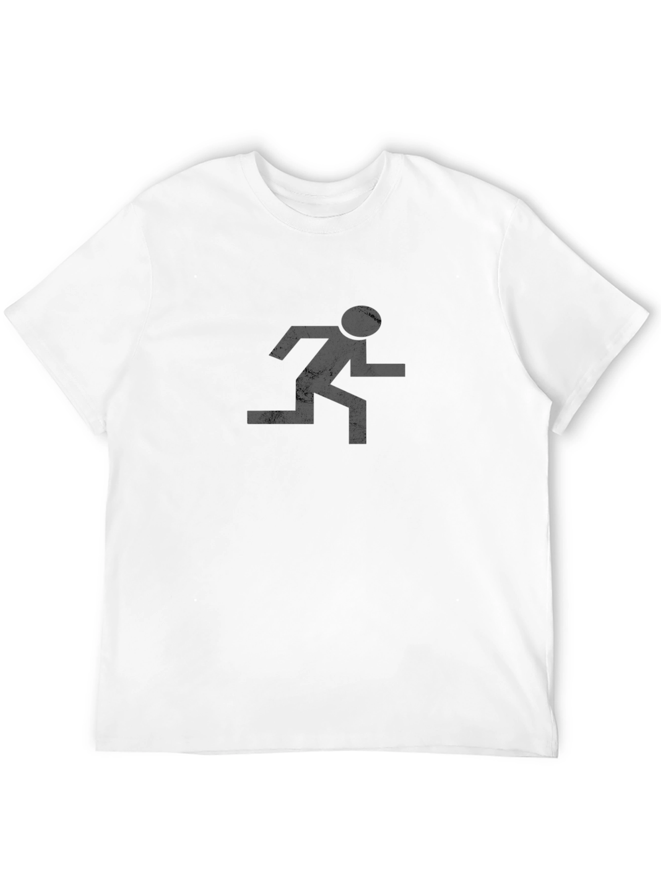 Black Retro Runner Graphic Tee - Classic Style view 12