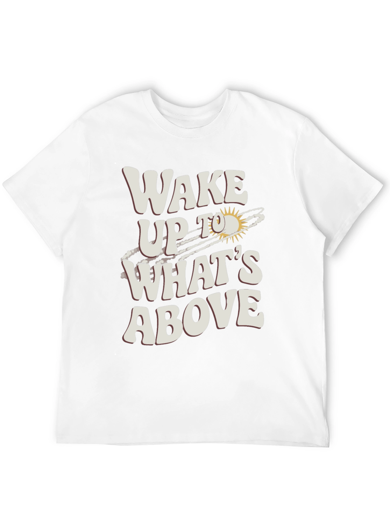 Black Wake Up To What's Above Black Graphic Tee view 12