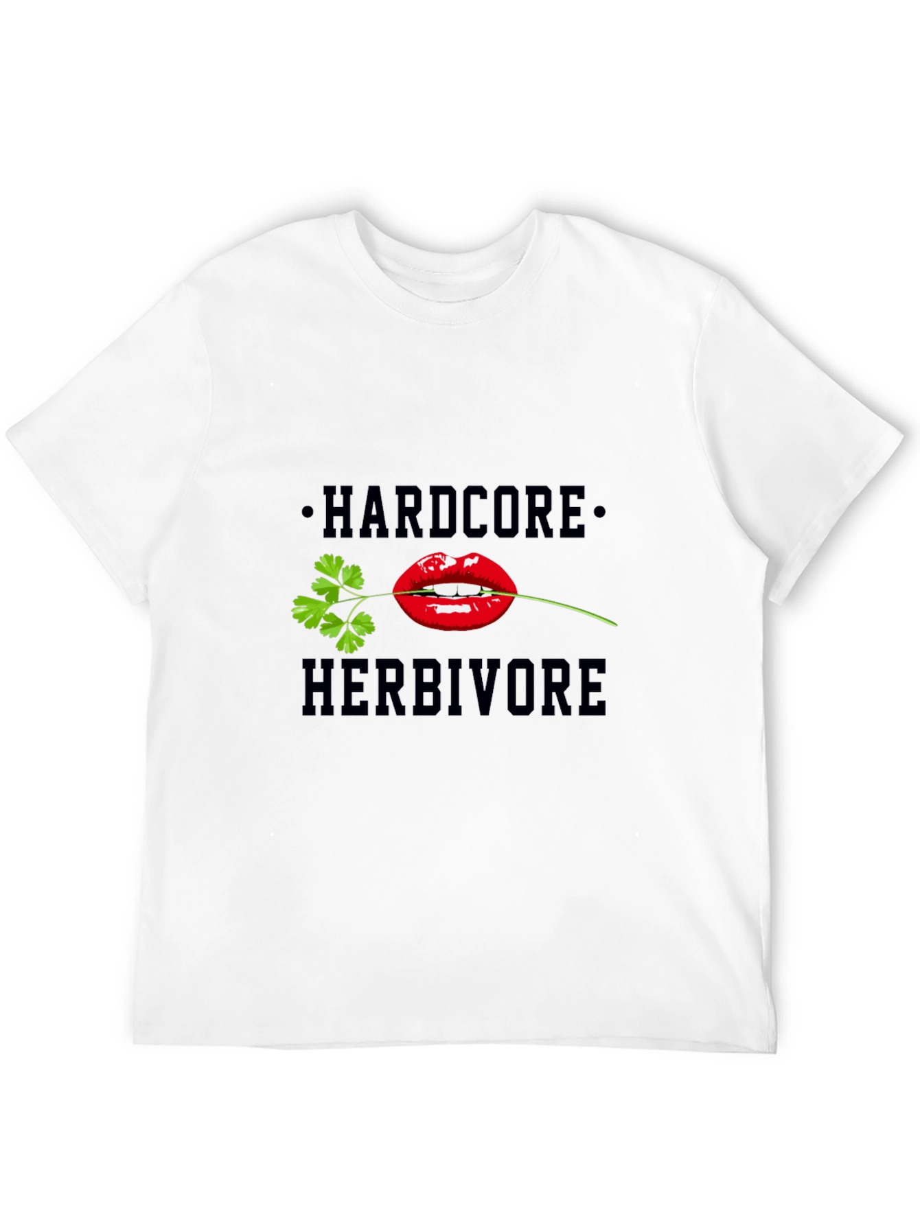 Black Hardcore Herbivore Graphic Tee - Black view 12