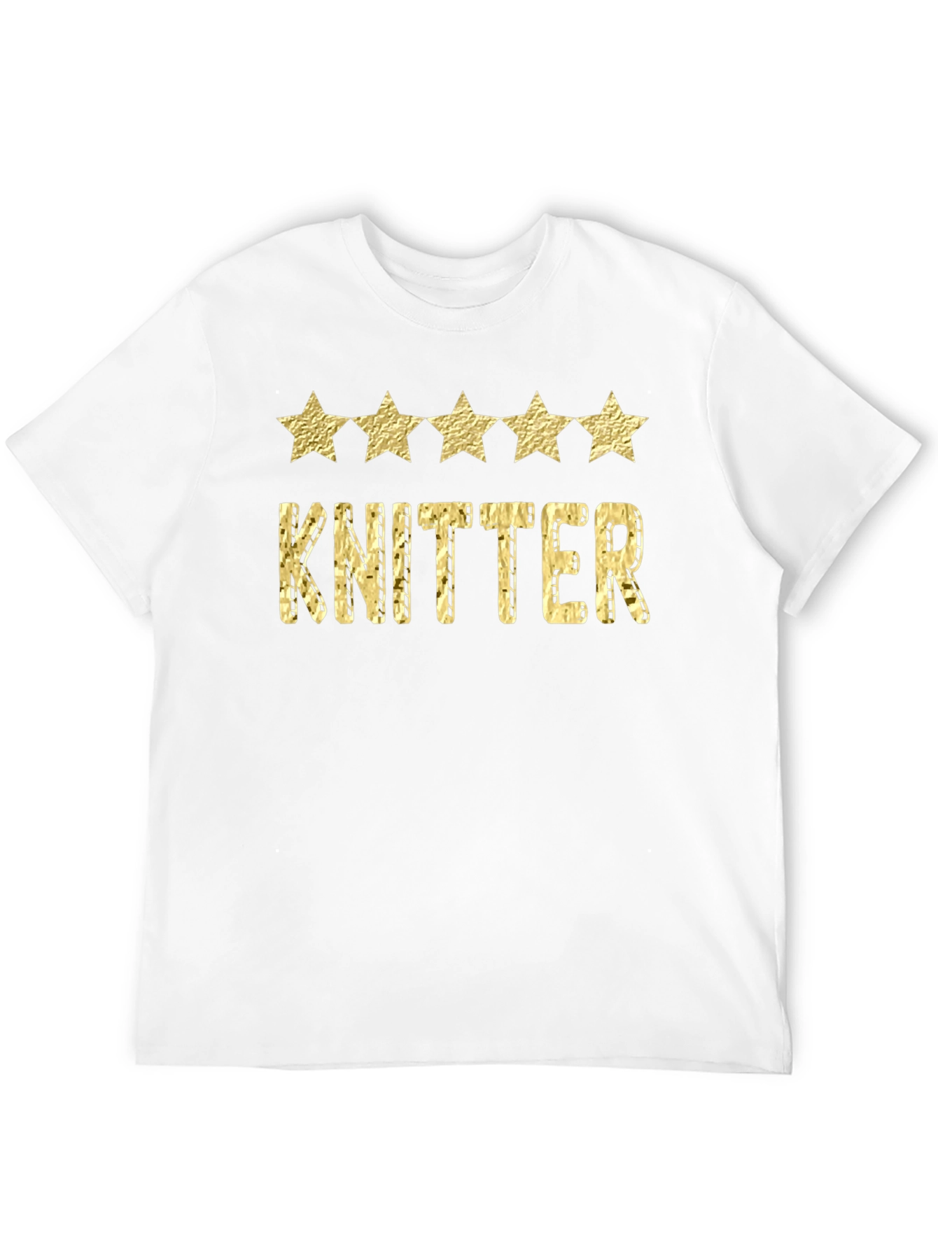 Knitter Five Star Black Graphic Tee - 12