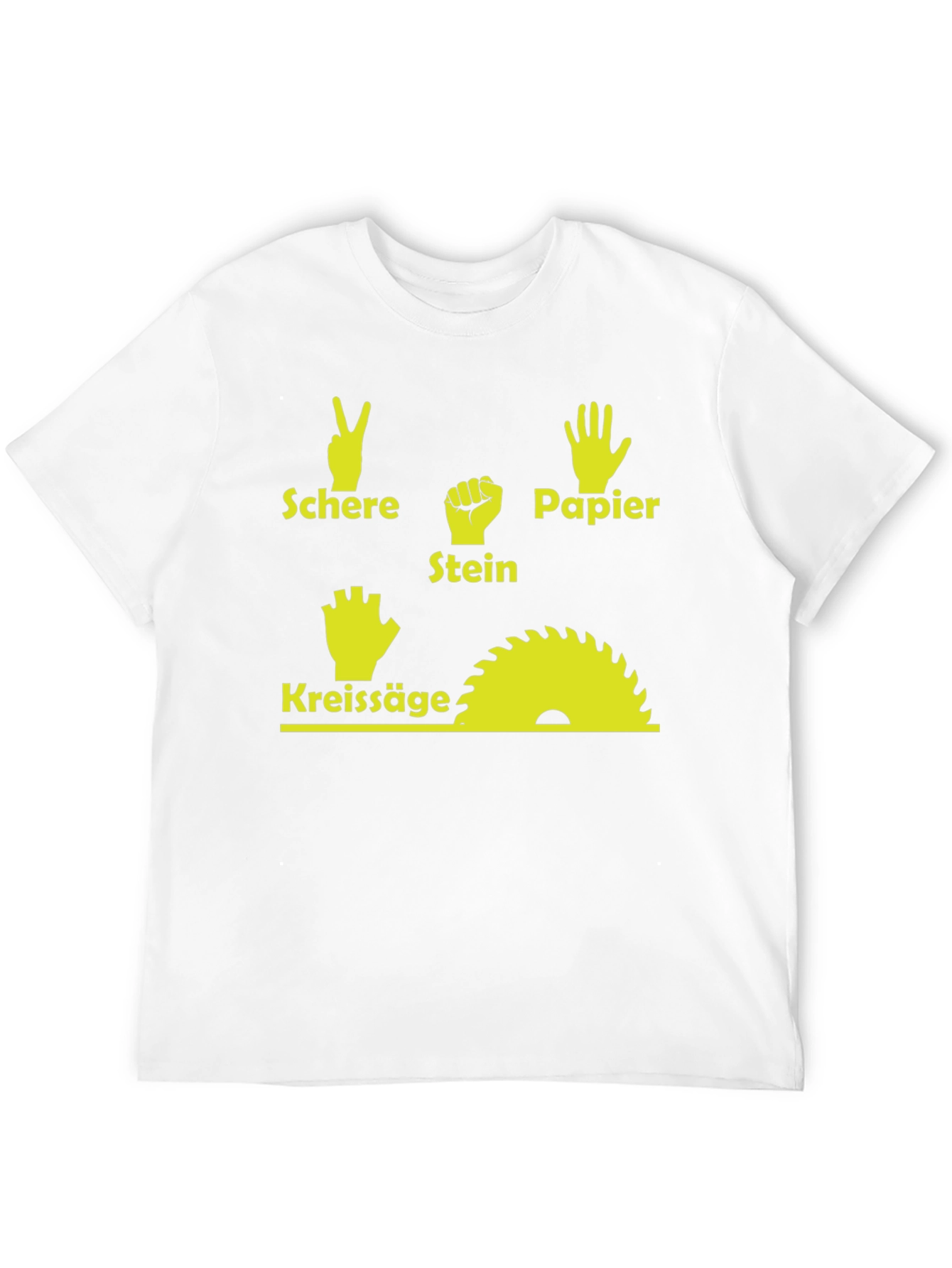 Black Rock, Paper, Scissors, Chainsaw T-Shirt - Funny Woodworker Tee view 12