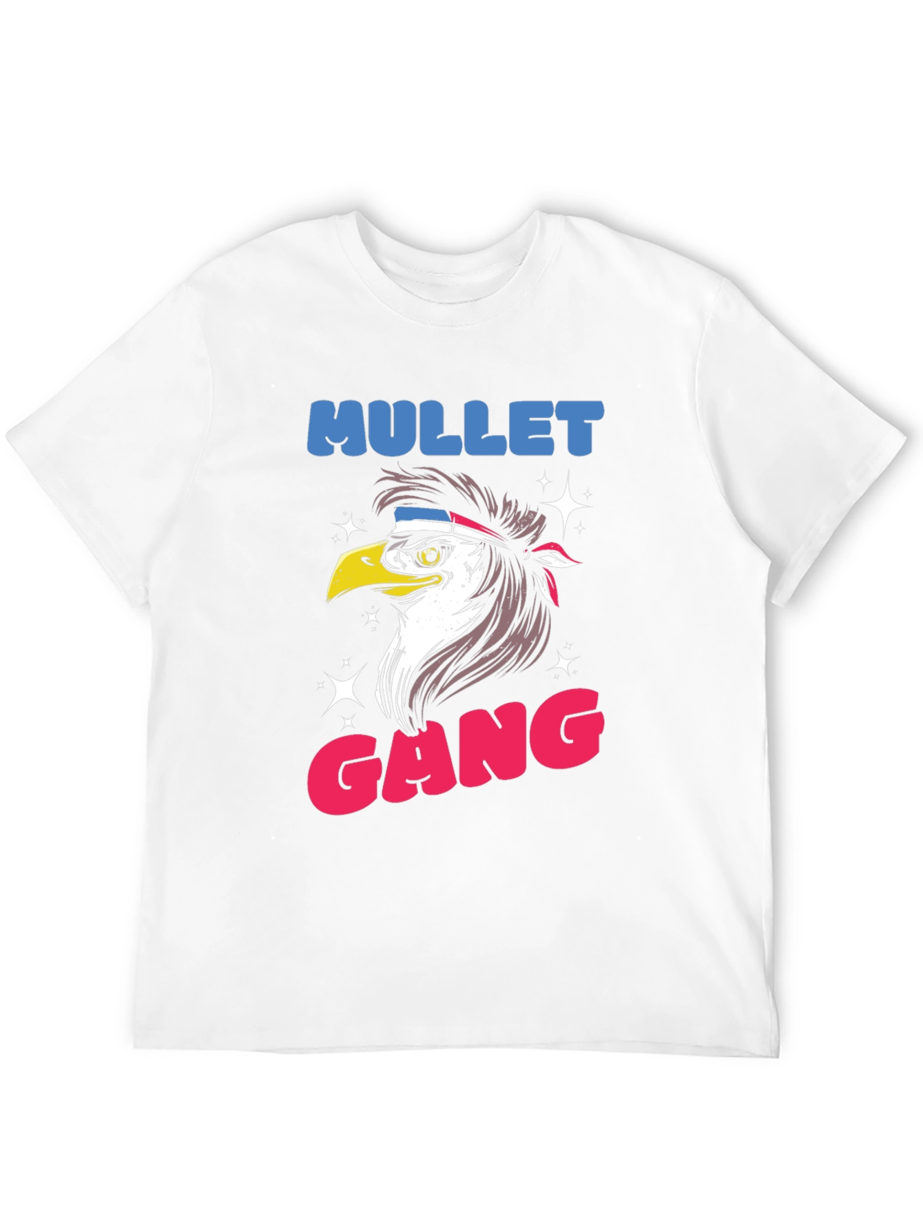 Black Mullet Gang Eagle Graphic Tee - Black view 12