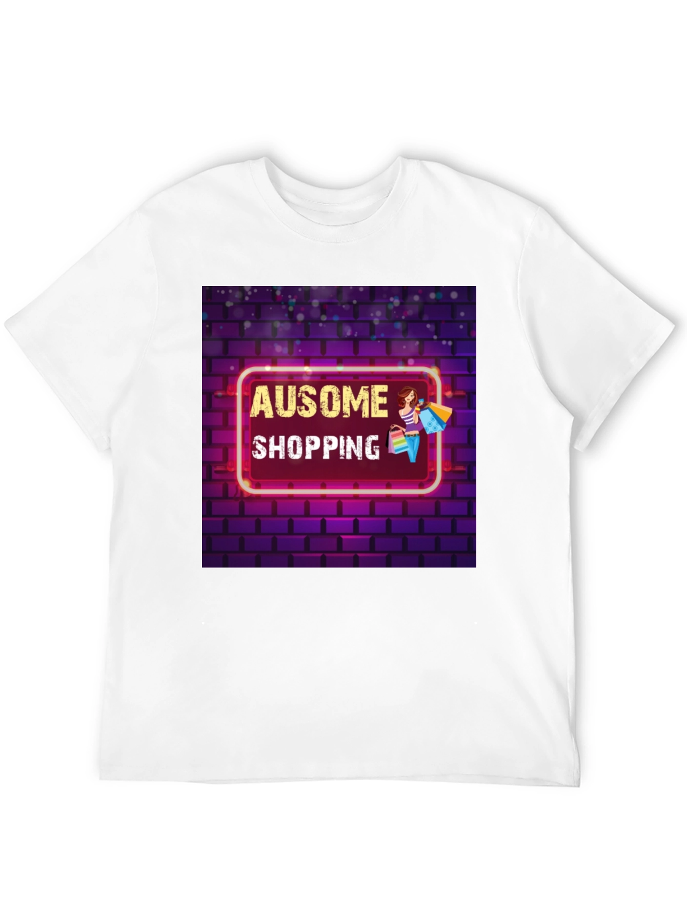 Ausome Shopping Graphic Tee - 12