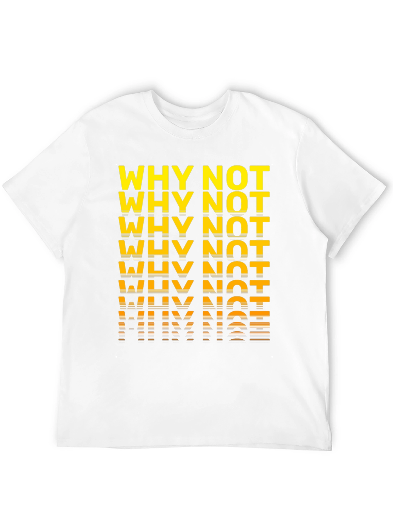 Black Why Not? Graphic T-Shirt - Bold & Stylish view 12