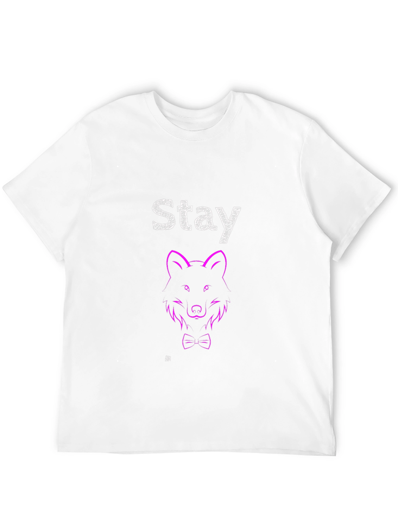 Black Stay Wolf Graphic T-Shirt - Modern Design view 12