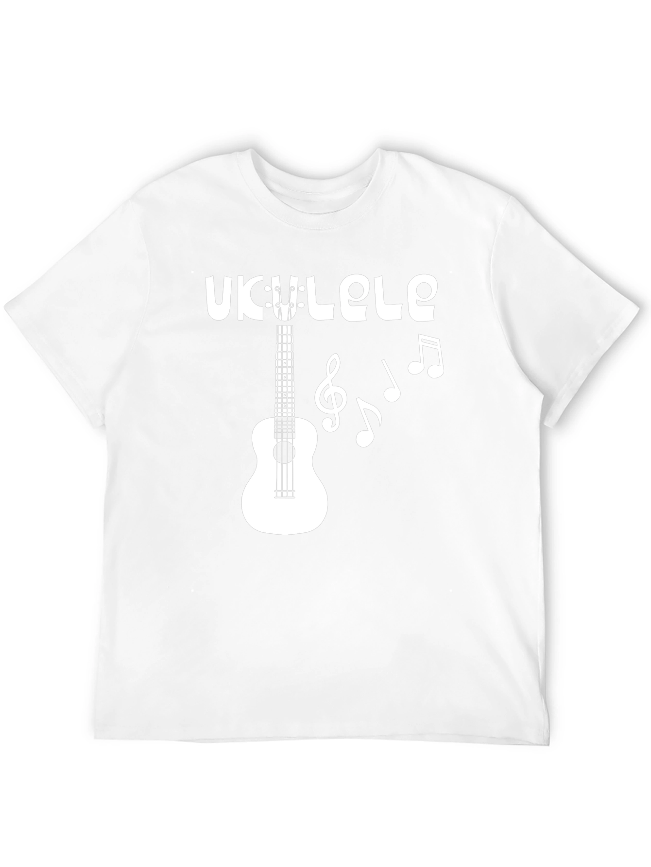 Black Ukulele Graphic Tee - Musical Style view 12