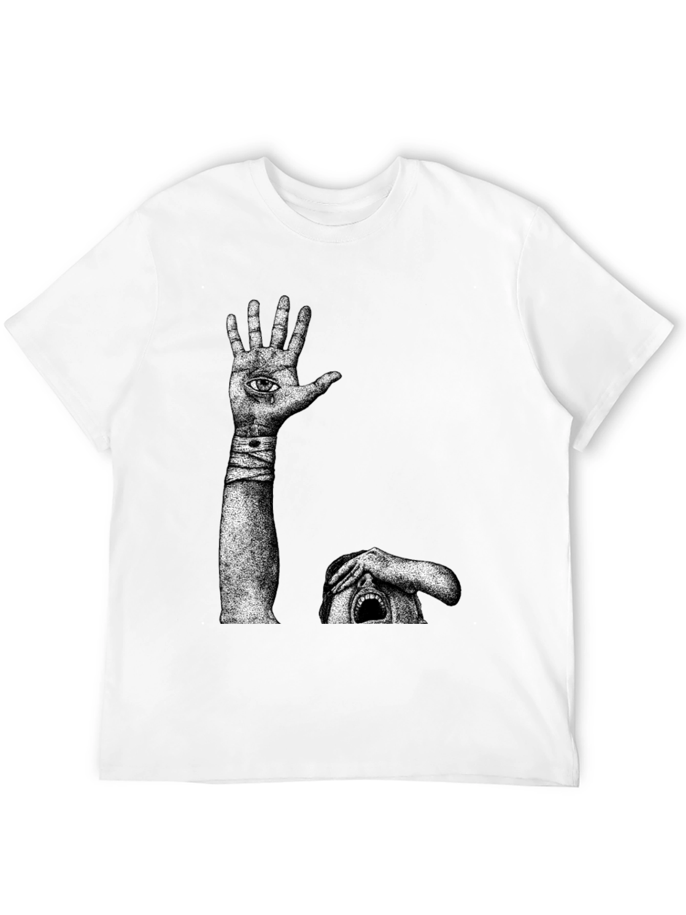 Surreal Graphic Print T-Shirt - 12