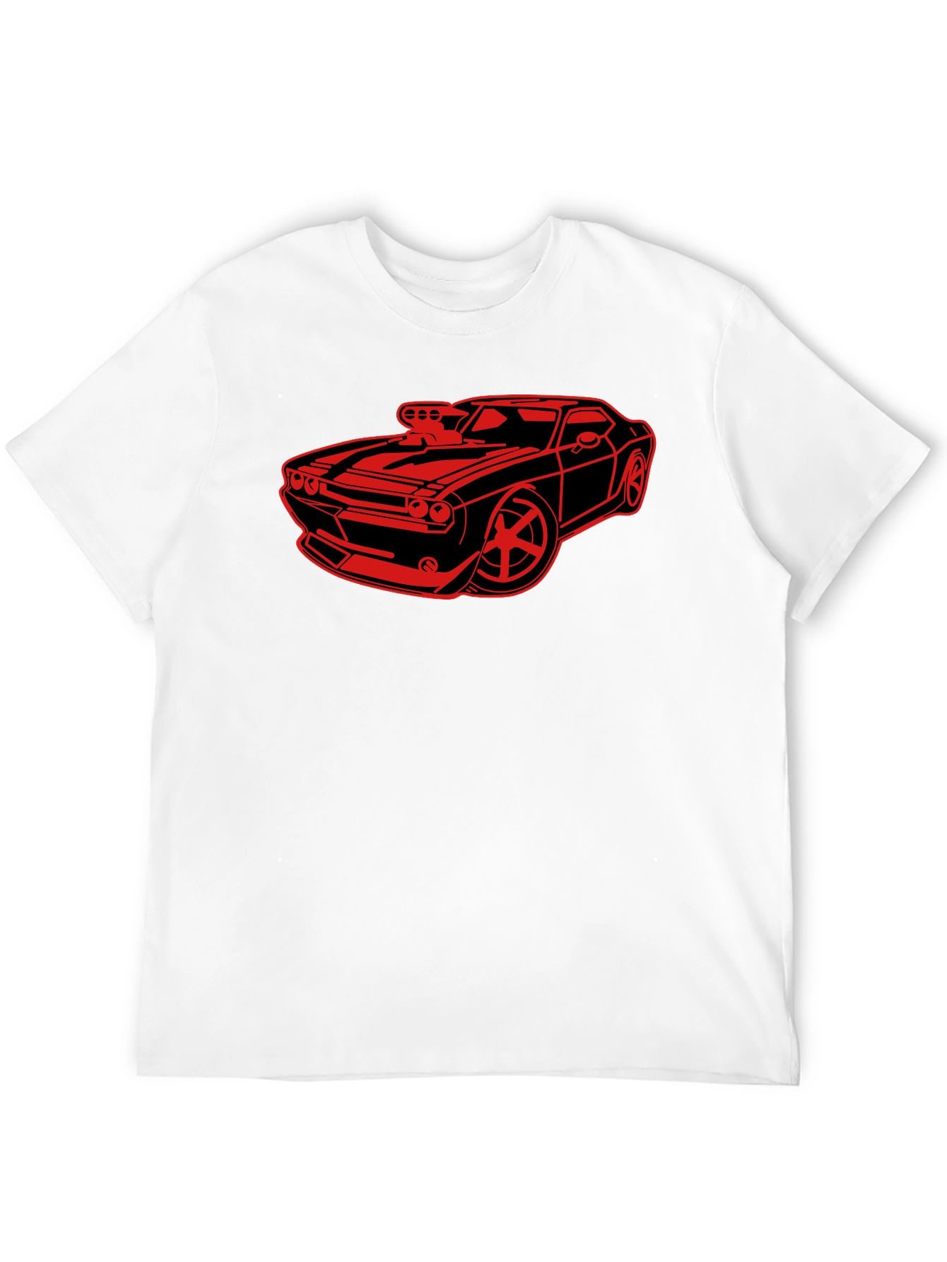 Black Car Graphic Black T-Shirt view 12