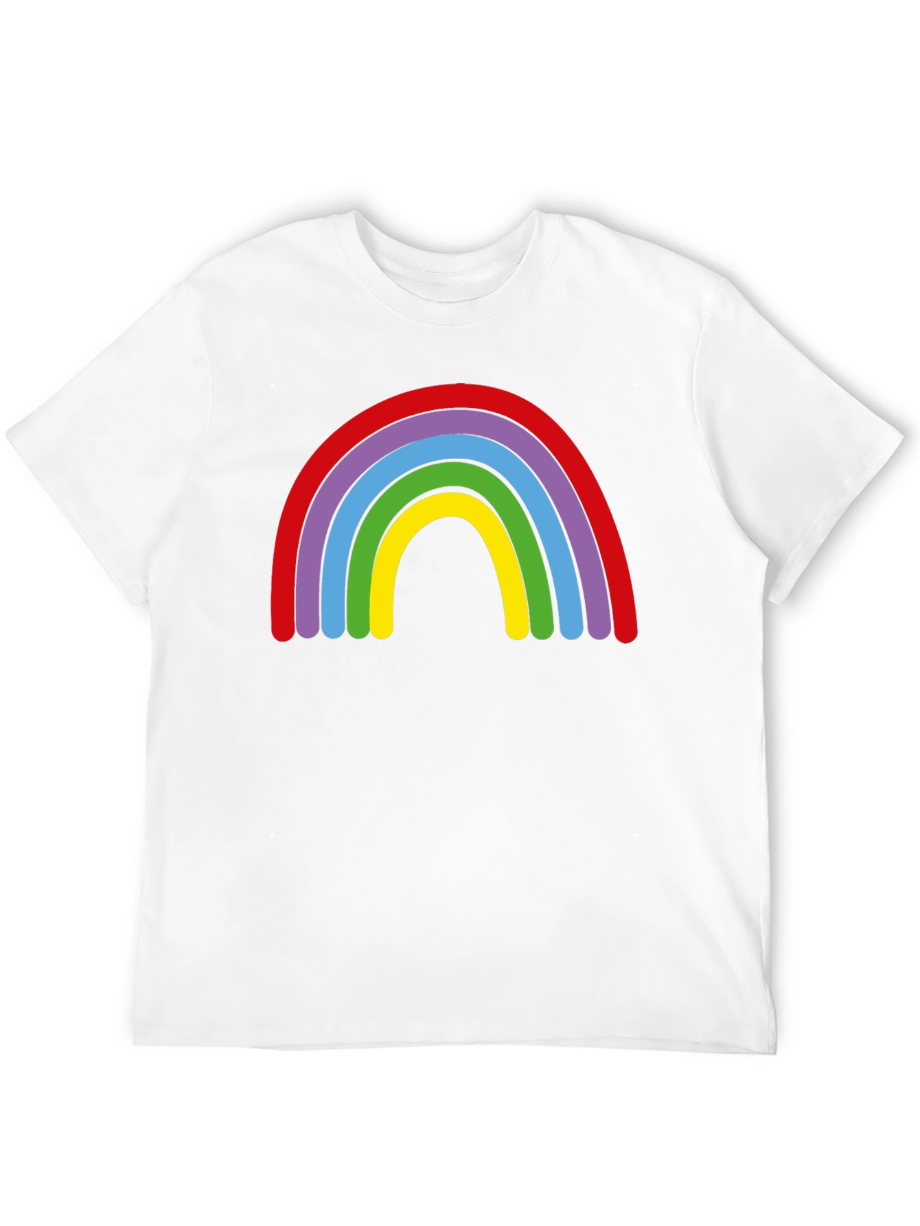 Black Rainbow Graphic Black T-Shirt view 12