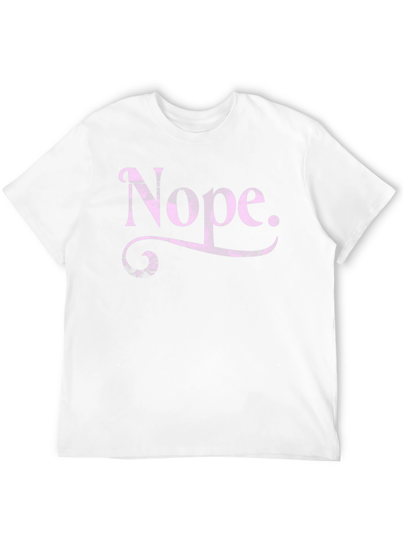 Black Nope Graphic Tee - Funny Sarcastic T-Shirt view 12